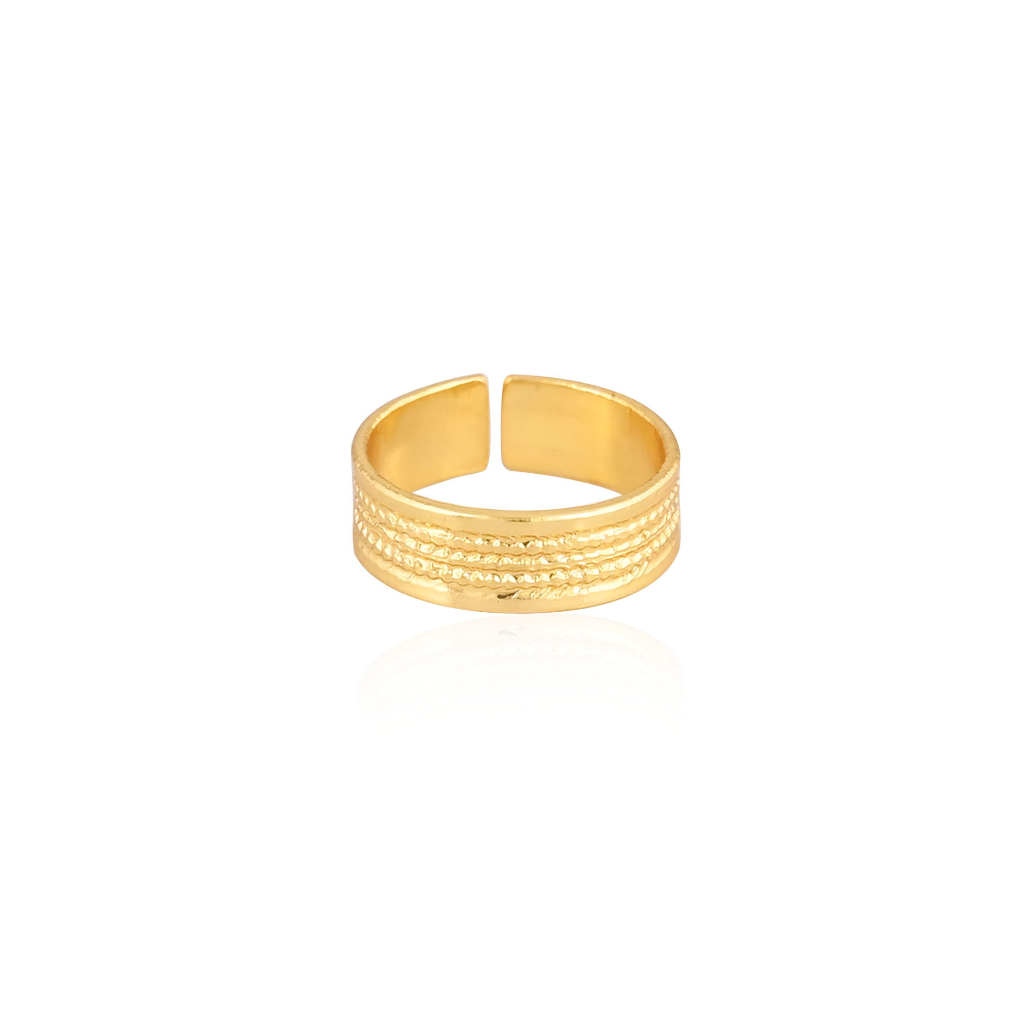 Yellow Gold Plated Brass Wholesale Lot 25 Piece Womens Adjustable Ring Fashionable Ring Designer Ring
