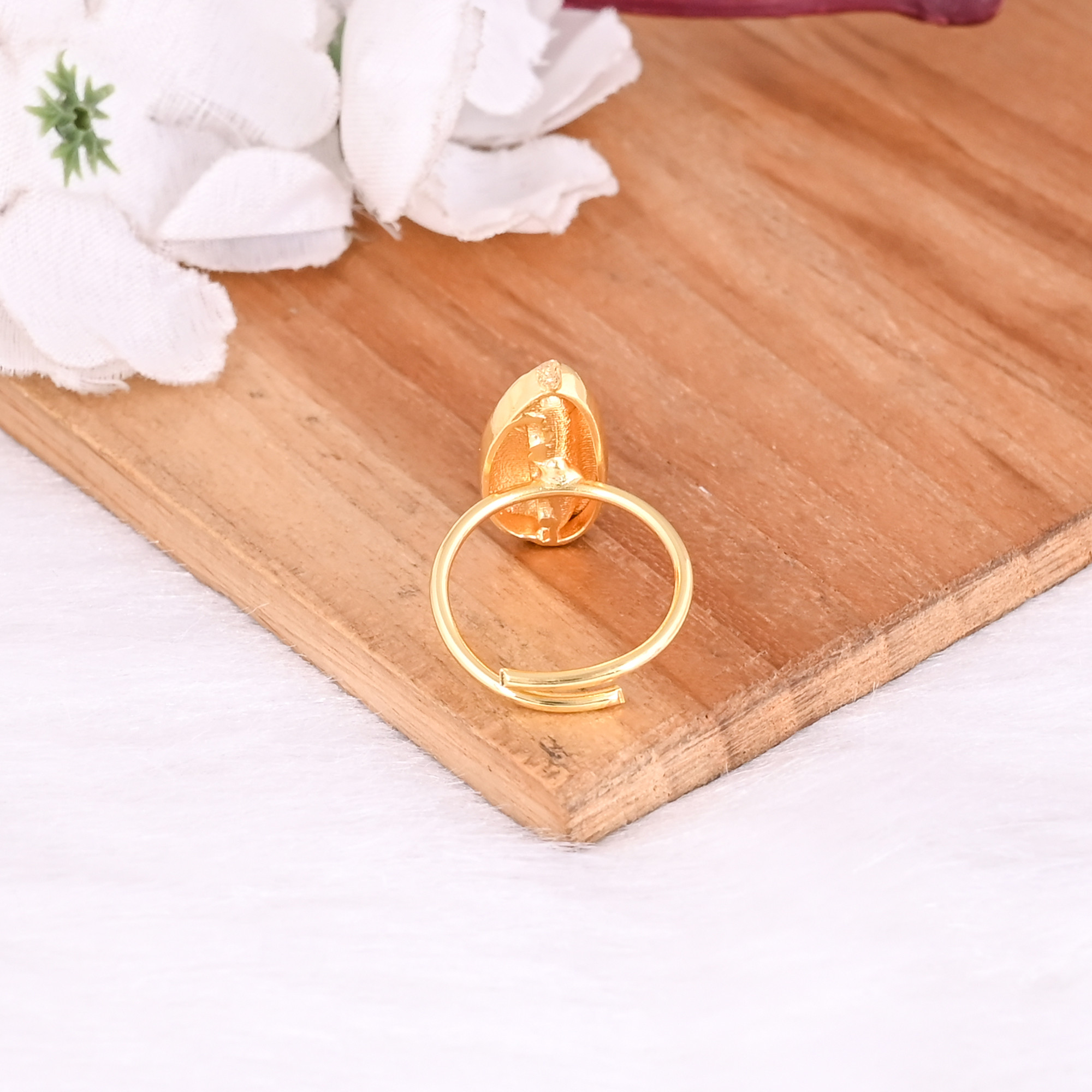 Wholesale Lot 25 Piece Yellow Gold Plated Brass Handmade Adjustable Seep Unique Ring Wedding Anniversary Gifts