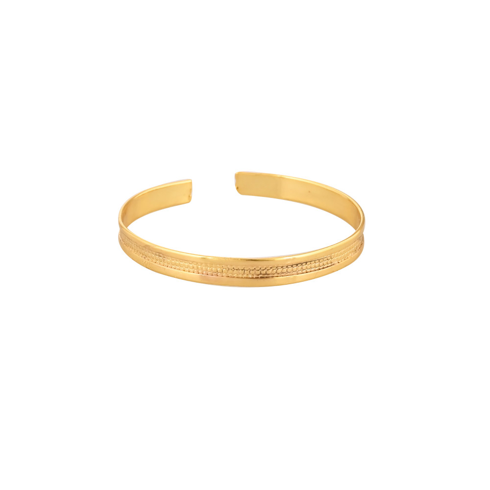 Image of Gold Plated Brass Handmade Designer Women Bangle Handmade Designer Bangle Adjustable Cuff Bracelet