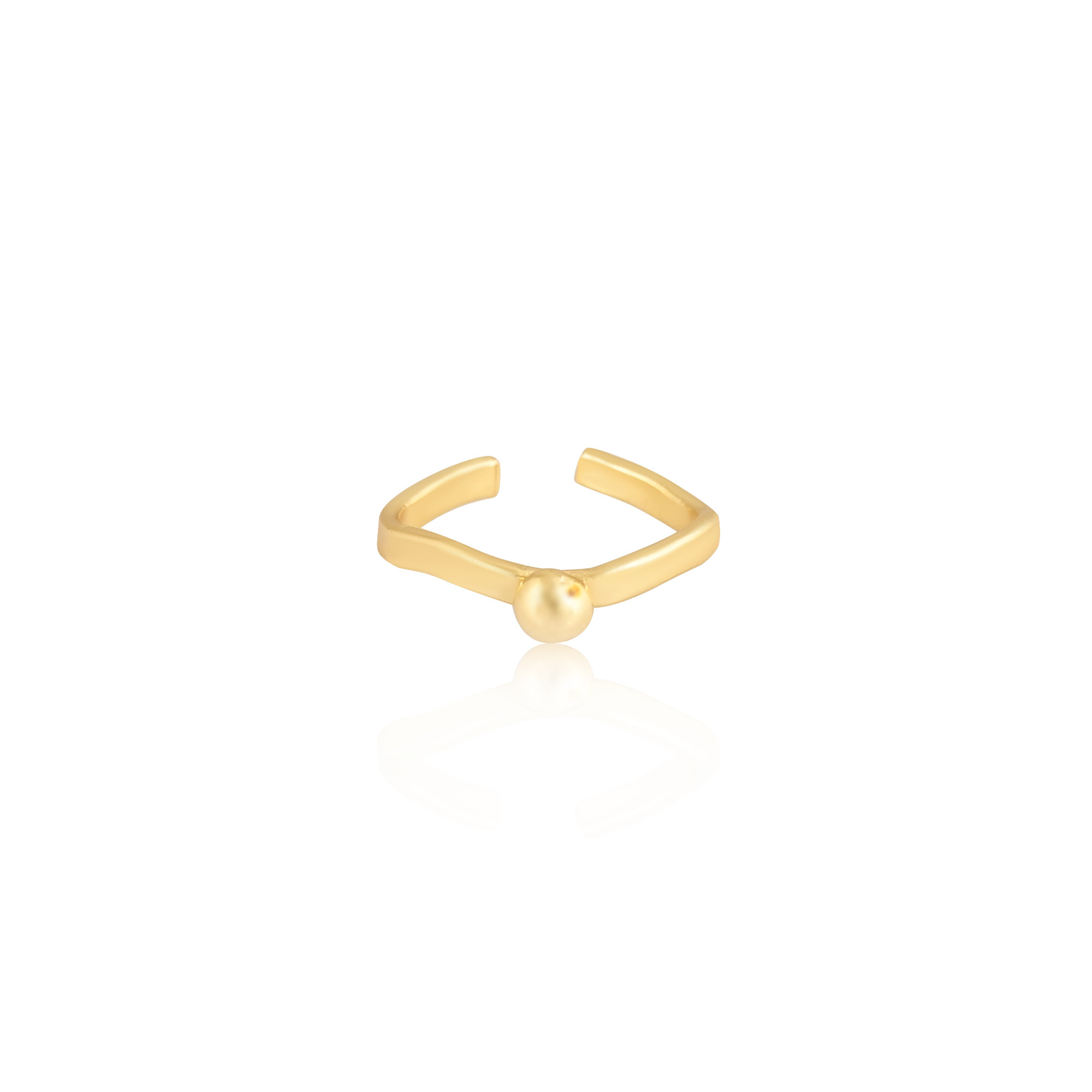 Wholesale Lot 25 Piece Yellow Gold Plated Plain Brass Handmade Designer Adjustable Stackable Ring