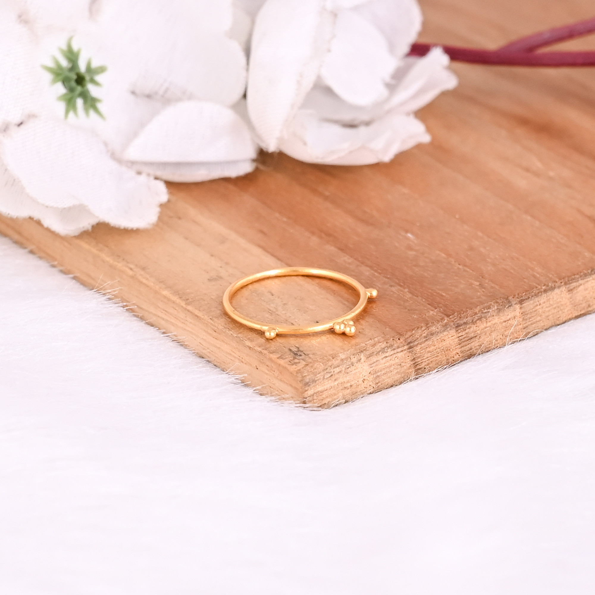 Wholesale Lot 25 Piece Yellow Gold Plated Plain Brass Handmade Boho Designer Anniversary Gift Minimalist Ring Stacking Ring