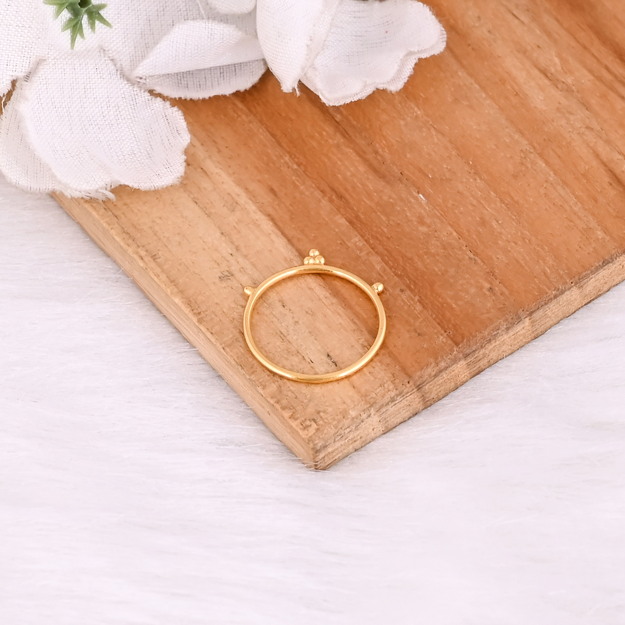 Wholesale Lot 25 Piece Yellow Gold Plated Plain Brass Handmade Boho Designer Anniversary Gift Minimalist Ring Stacking Ring