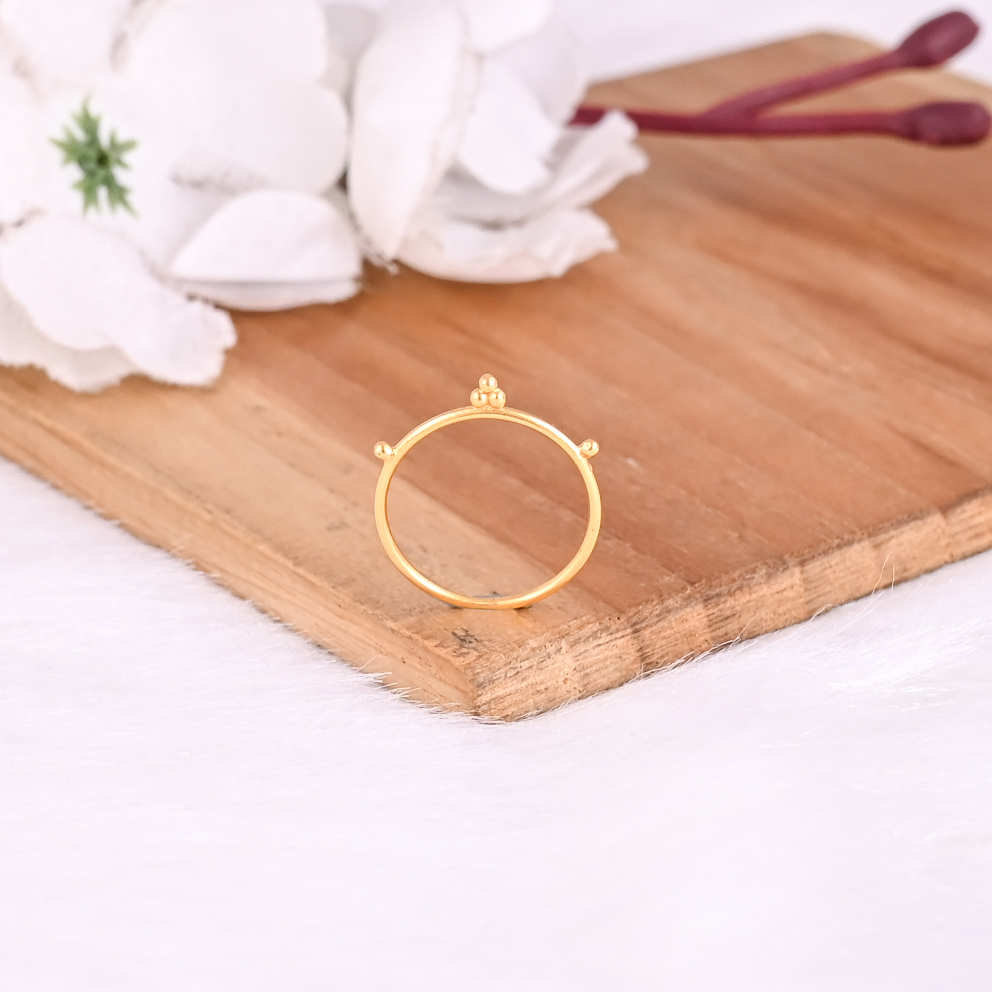 Wholesale Lot 25 Piece Yellow Gold Plated Plain Brass Handmade Boho Designer Anniversary Gift Minimalist Ring Stacking Ring