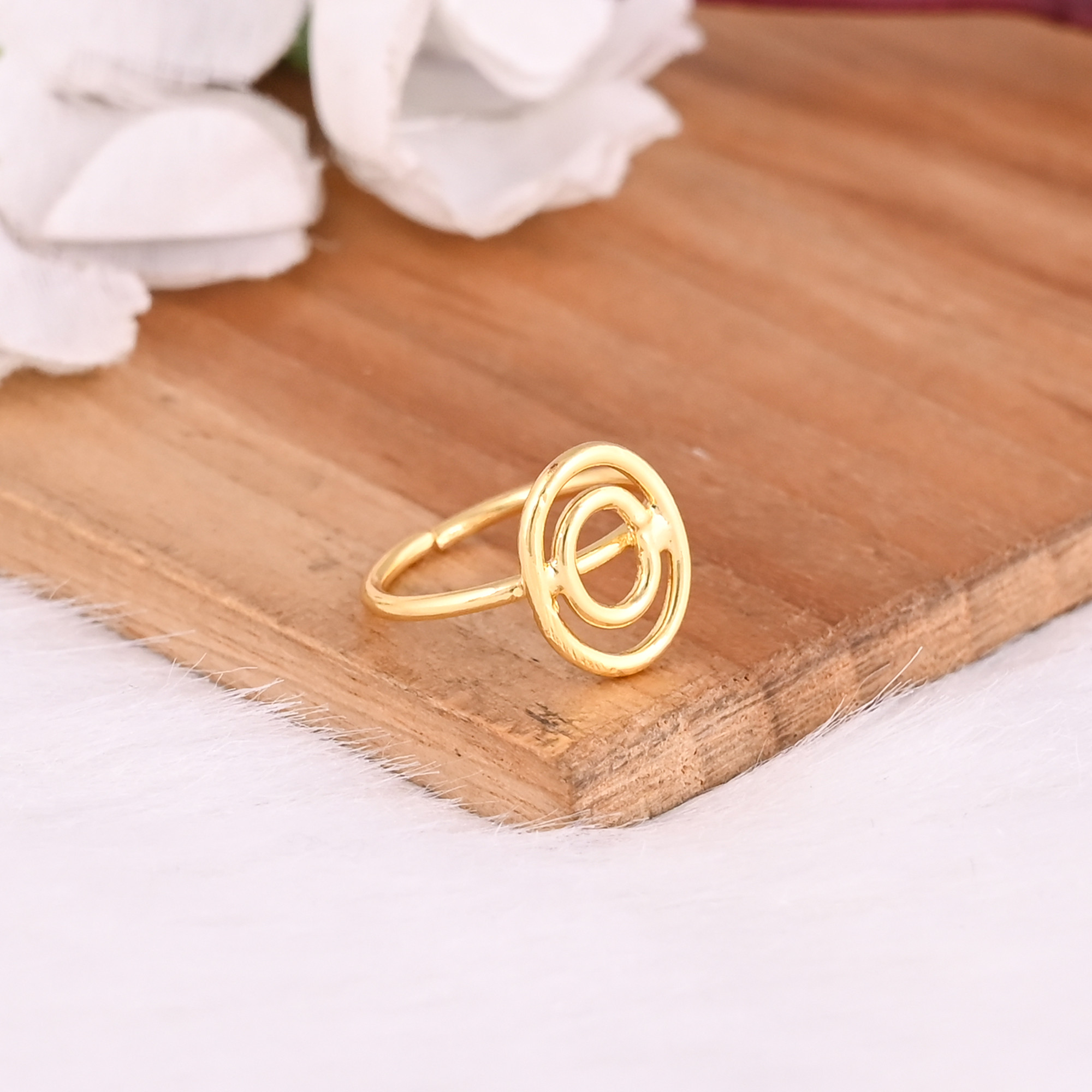 Yellow Gold Plated Brass Wholesale Lot 25 Piece Handmade Designer Band Ring Stackable Jewelry Boho Ring