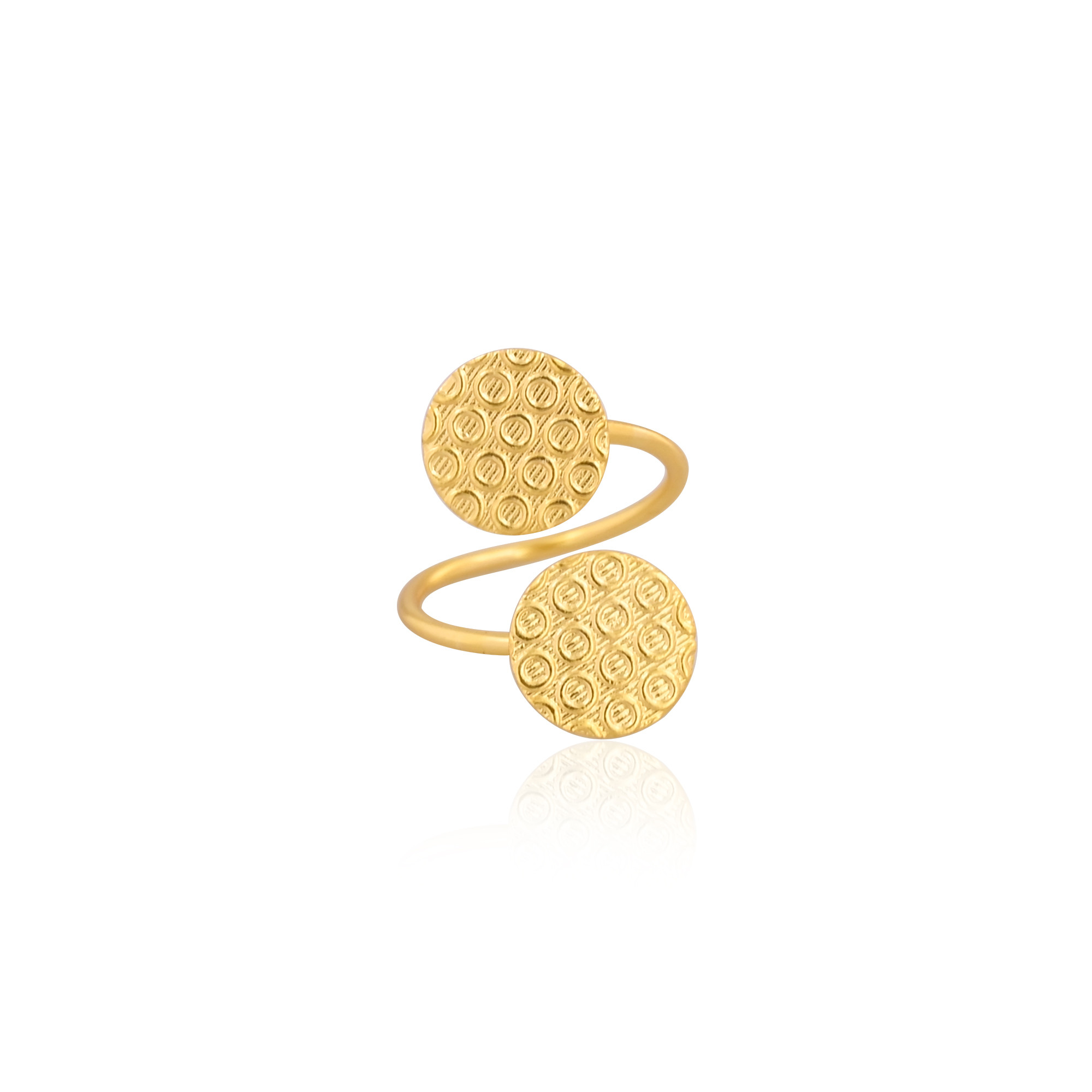 Wholesale Lot 25 Piece Yellow Gold Plated Plain Brass Handmade Designer Birthday Gift Womens Adjustable Ring