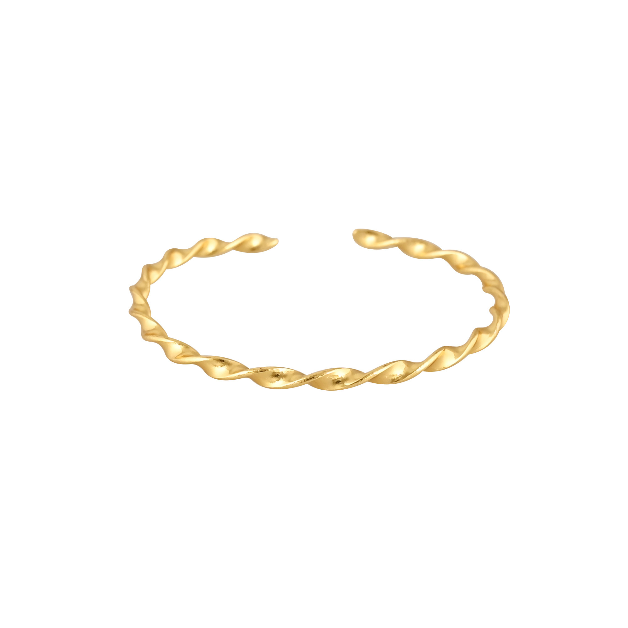 Yellow Gold Plated Brass Adjustable Cuff bangle Bracelet Handmade Charm Jewelry Unique Gift