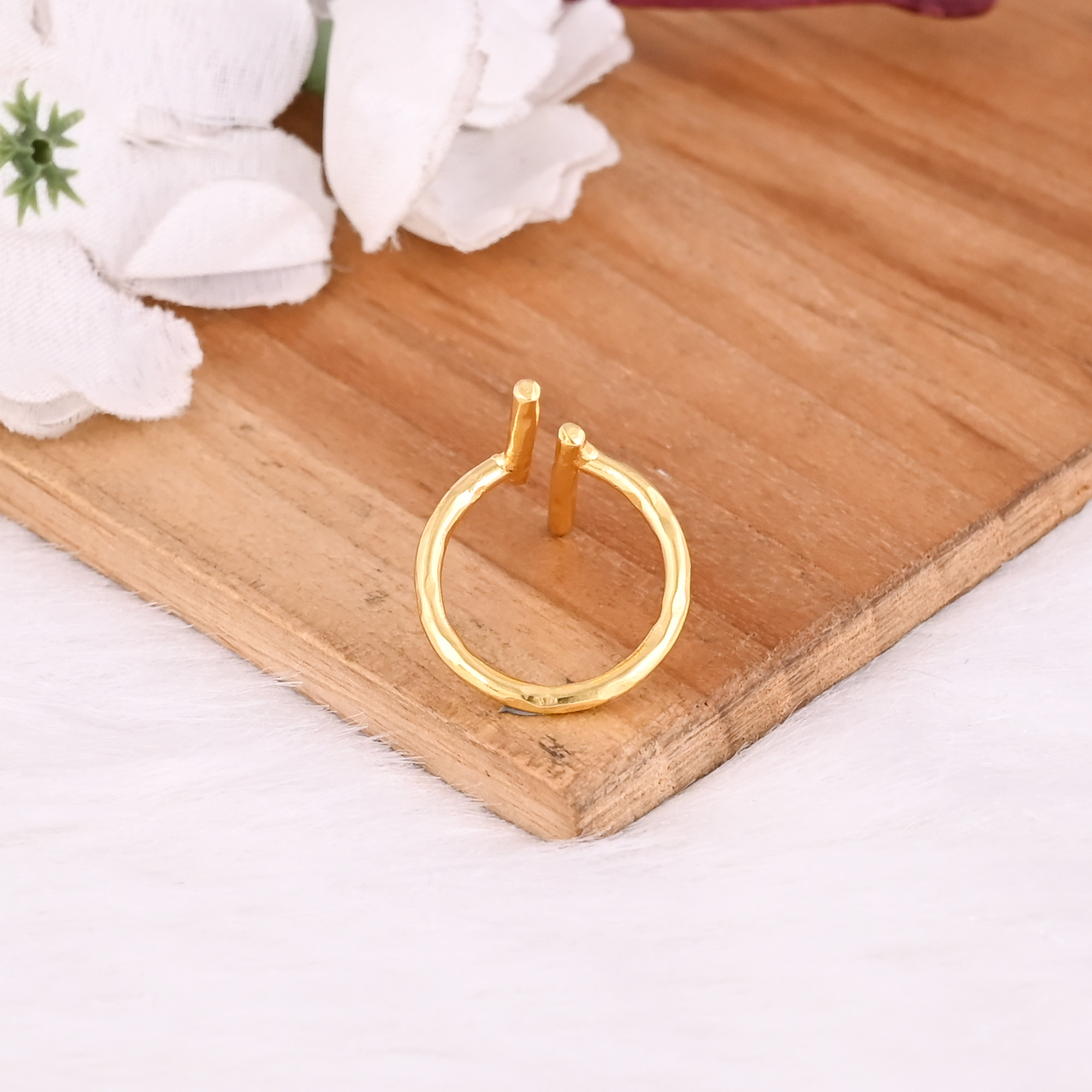Wholesale Lot 25 Piece Yellow Gold Plated Brass Handmade Stackable Designer Ring Minimalist Jewelry Dainty Ring Brass Jewelry