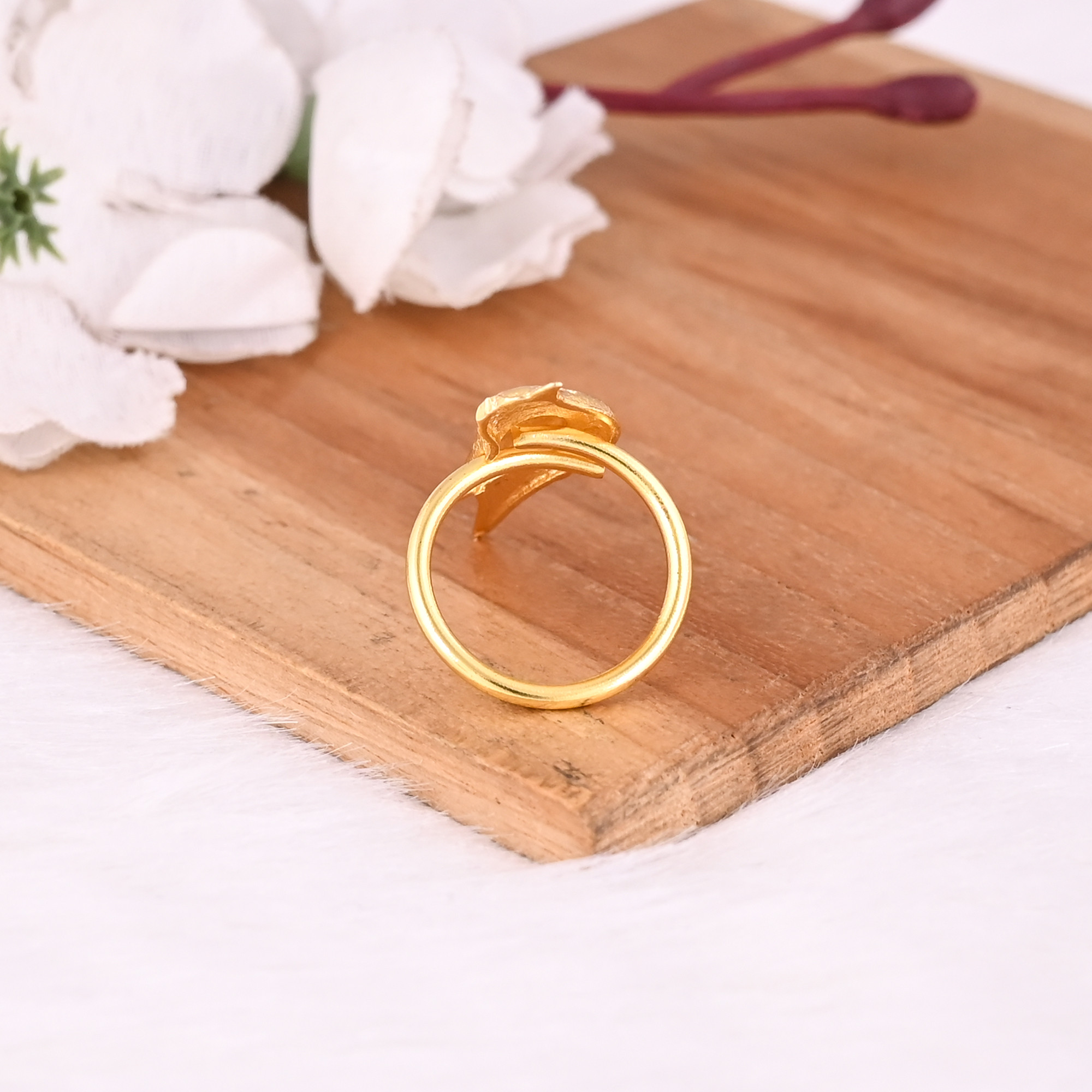 Wholesale Lot 25 Piece Yellow Gold Plated Brass Ring Unique Gift Charm Jewelry Bird Designer Ring Gift For Her