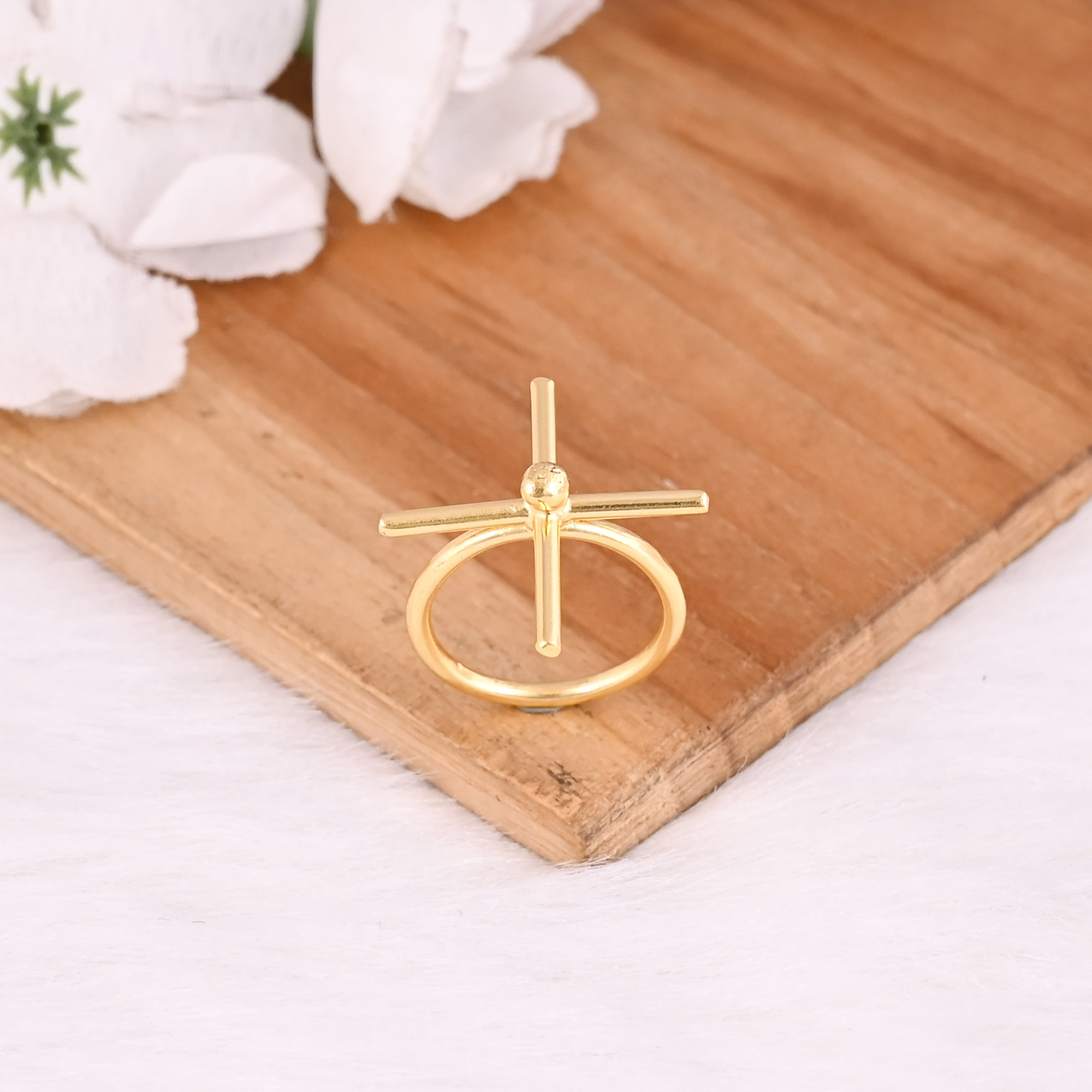 Wholesale Lot 25 Piece Yellow Gold Plated Brass Handmade Designer Ring Unique Gift Ring