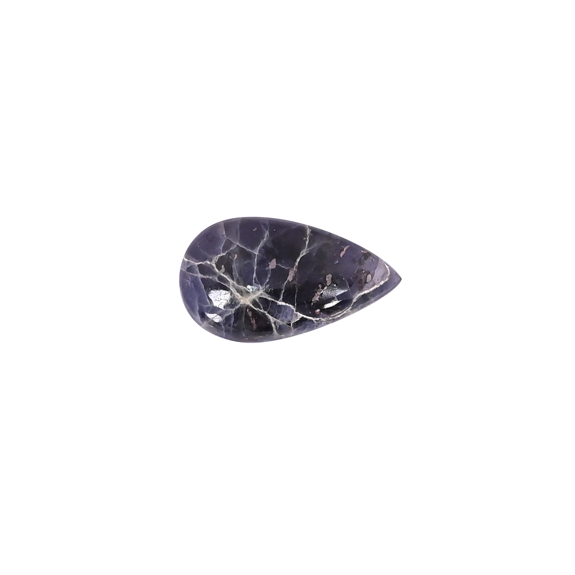 Pietersite 127 Carat 23x13mm Pear Shape Loose Gemstone