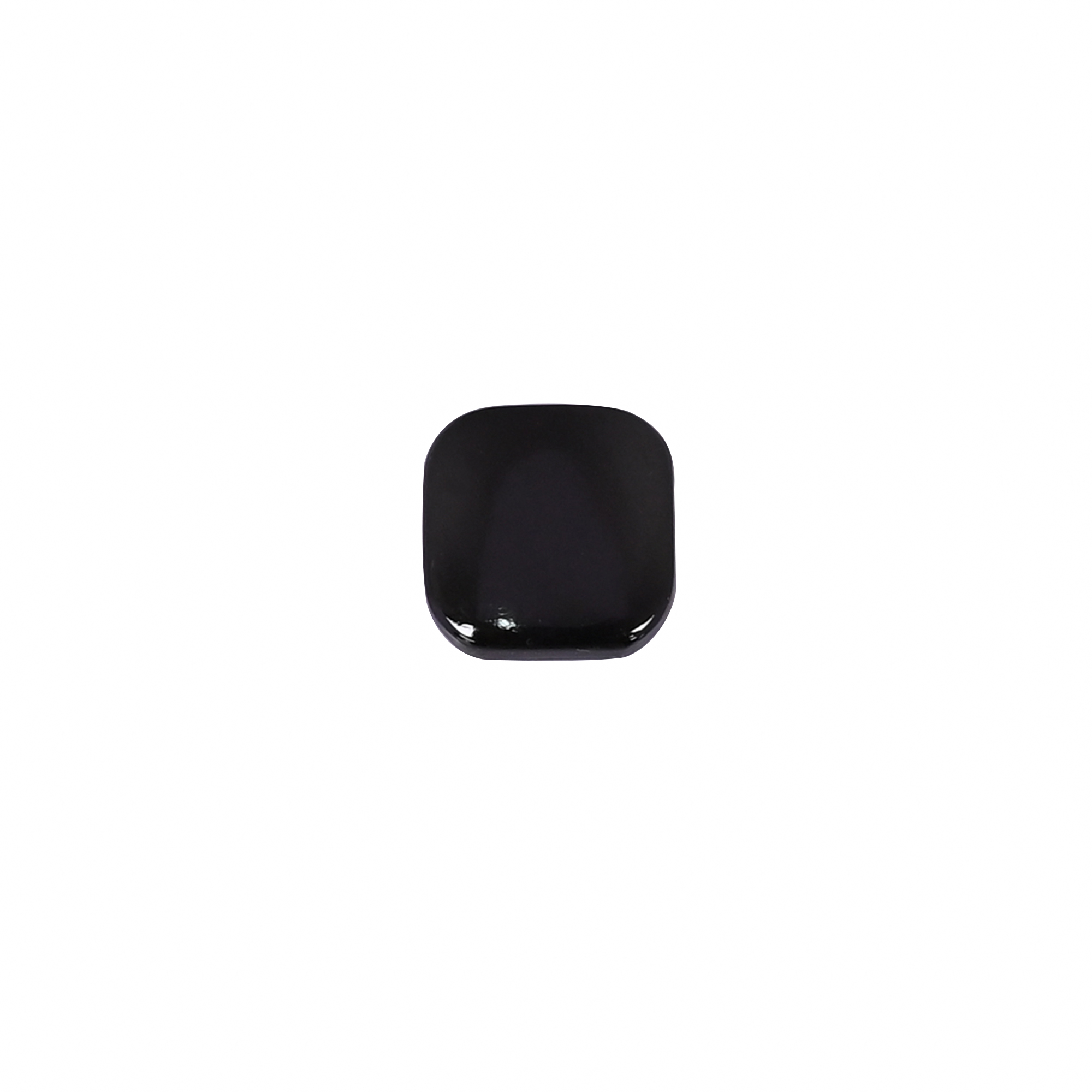 Natural Black Onyx Cushion Shape 13mm 58 Carat