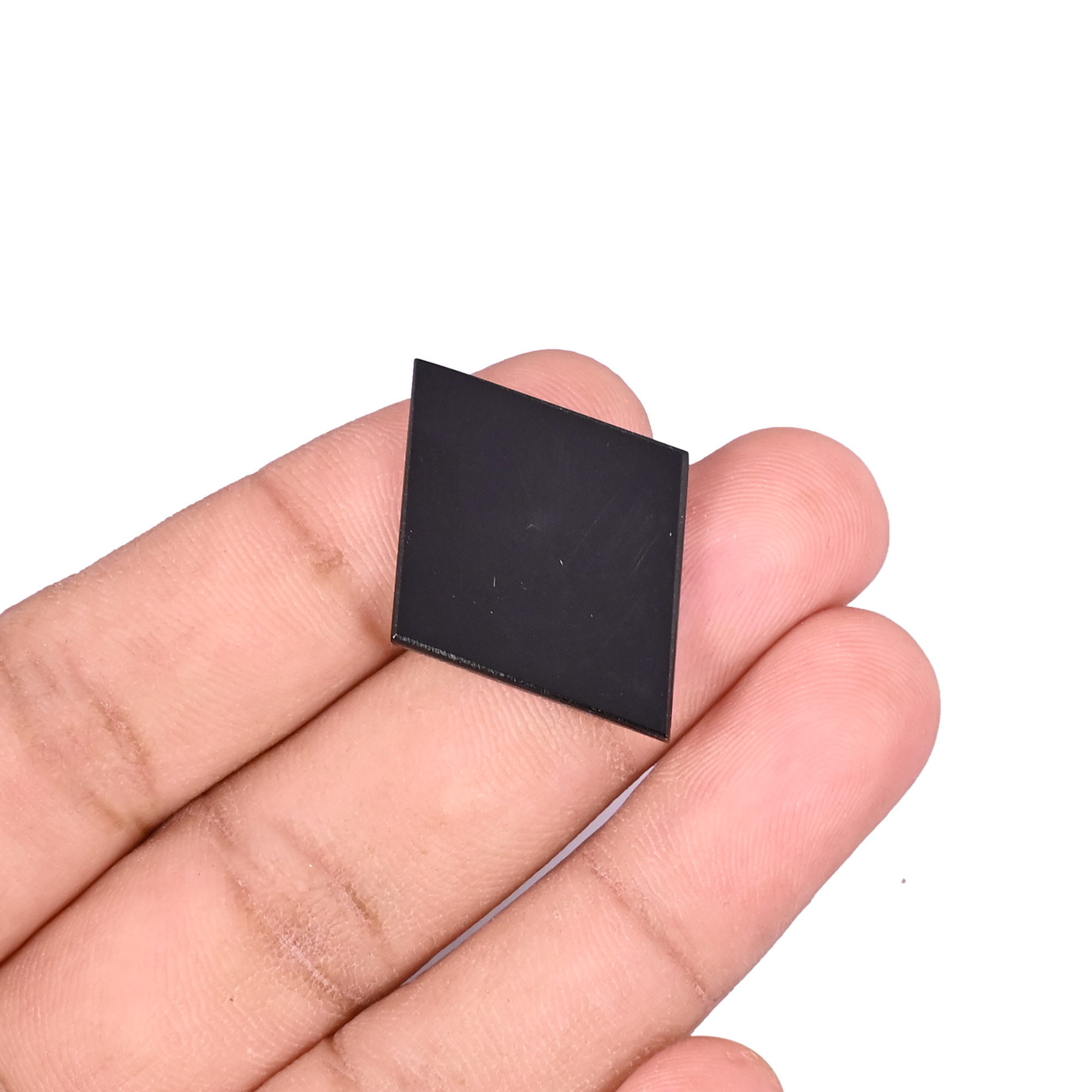 Black Onyx Rhombus Shape Kite Slice 32x24mm 1030 Cts