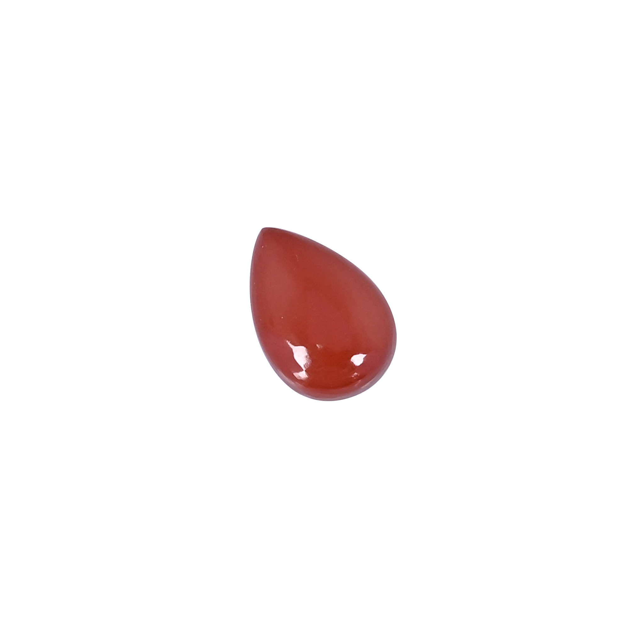 Red Jasper Loose Gemstone Pear Shape 11 Carat 19x13mm