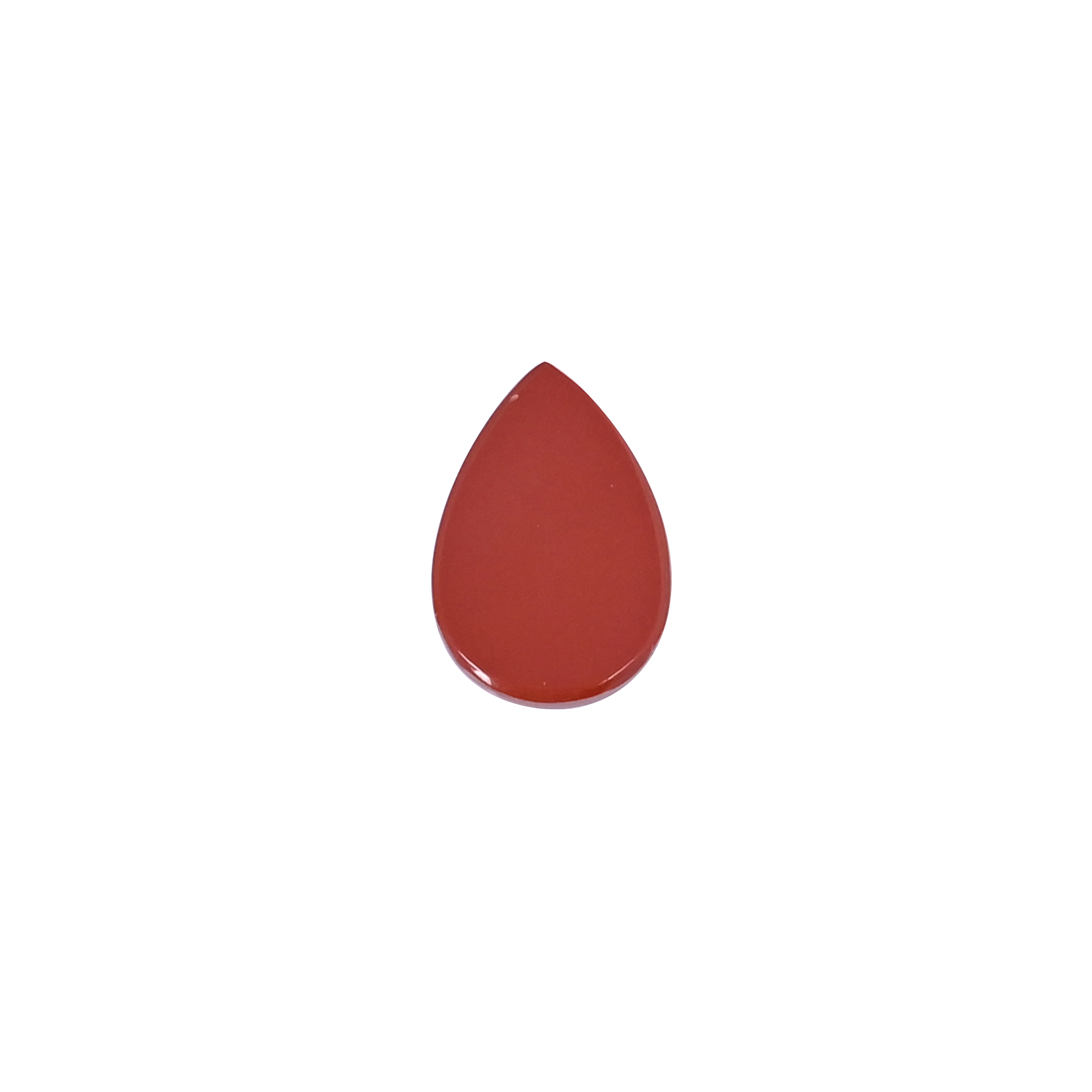 Red Jasper Loose Gemstone Pear Shape 11 Carat 19x13mm