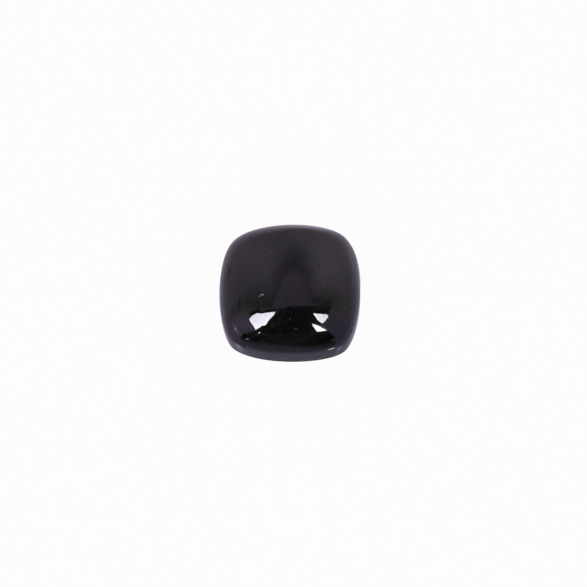 Black Onyx Loose Gemstone Cushion Shape 61 Carat 12x12mm