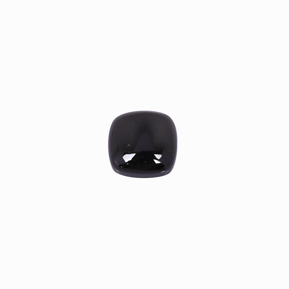Image of Black Onyx Loose Gemstone Cushion Shape 6.1 Carat 12x12mm