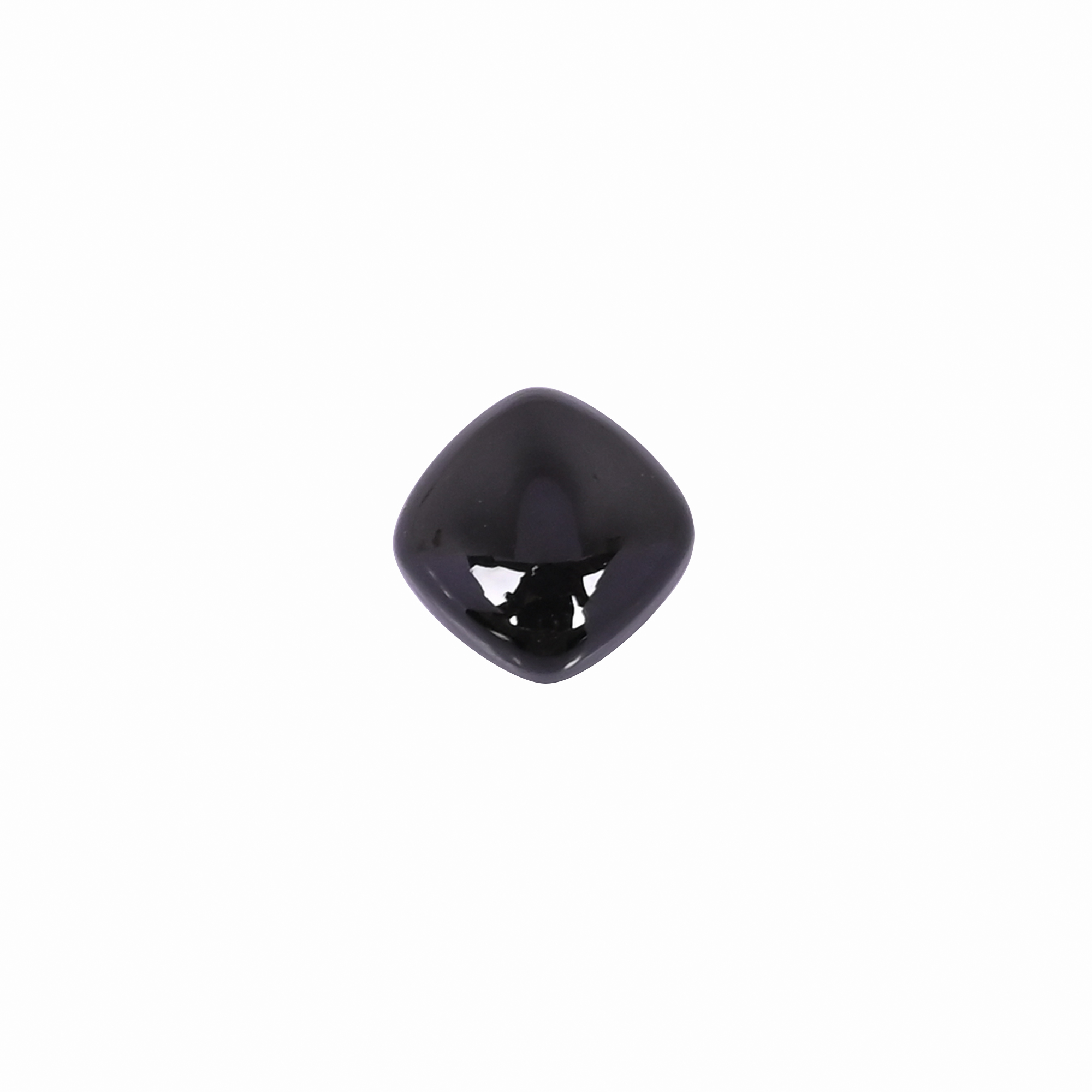 Black Onyx Loose Gemstone Cushion Shape 61 Carat 12x12mm