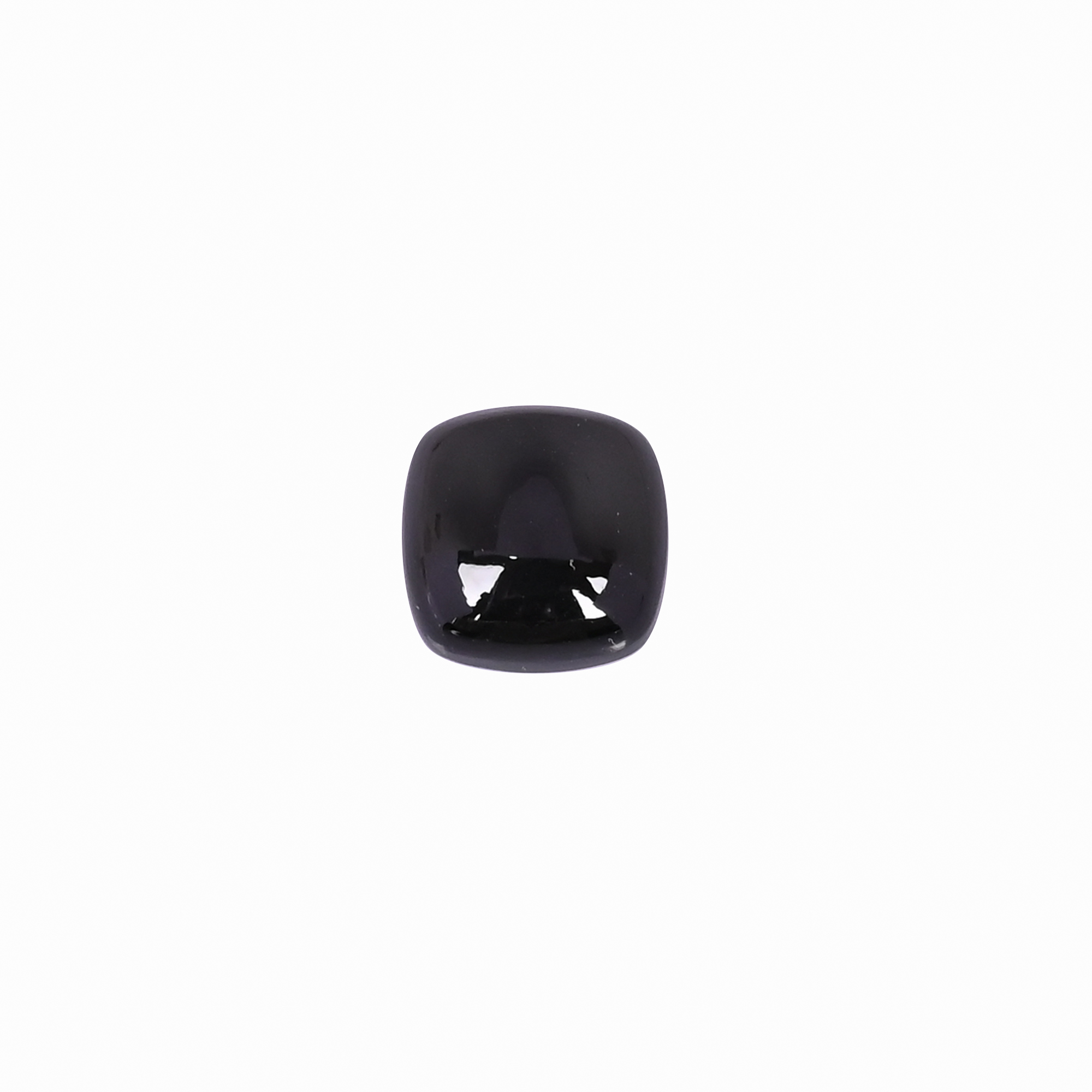 Black Onyx Loose Gemstone Cushion Shape 61 Carat 12x12mm