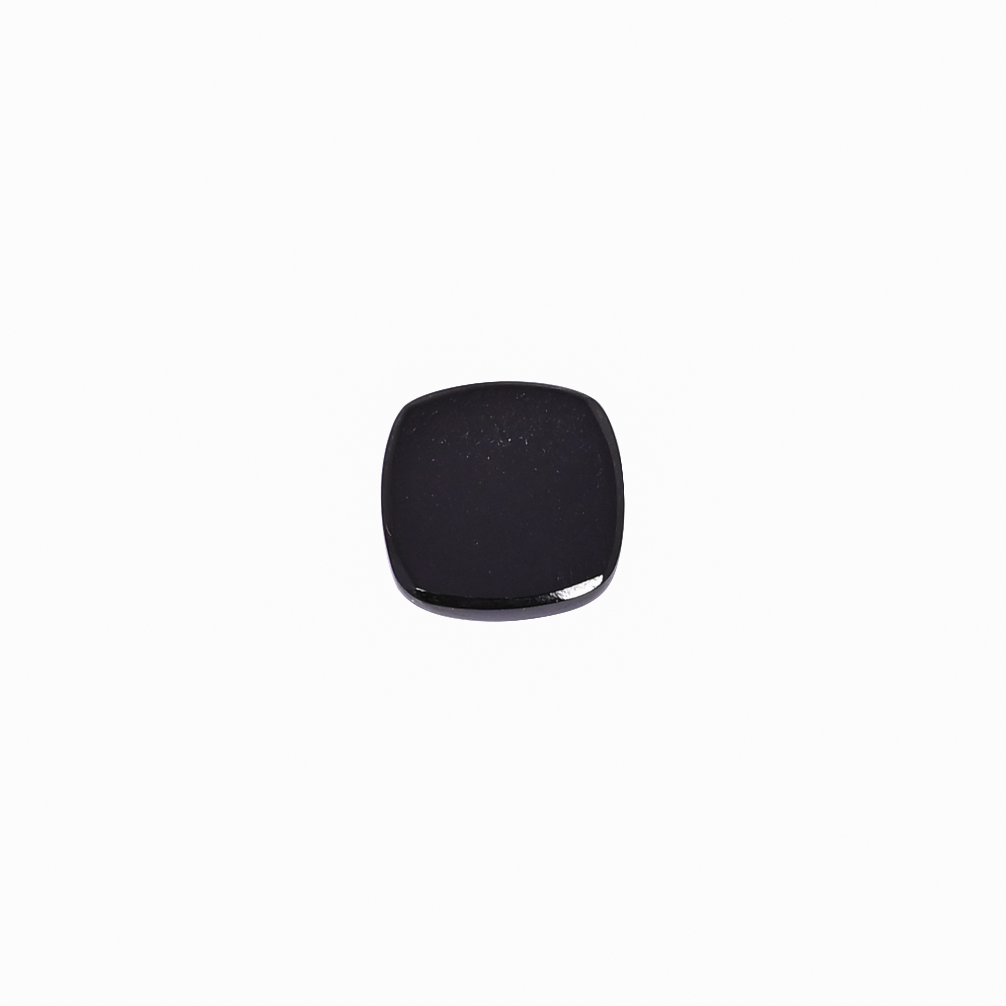 Black Onyx Loose Gemstone Cushion Shape 61 Carat 12x12mm