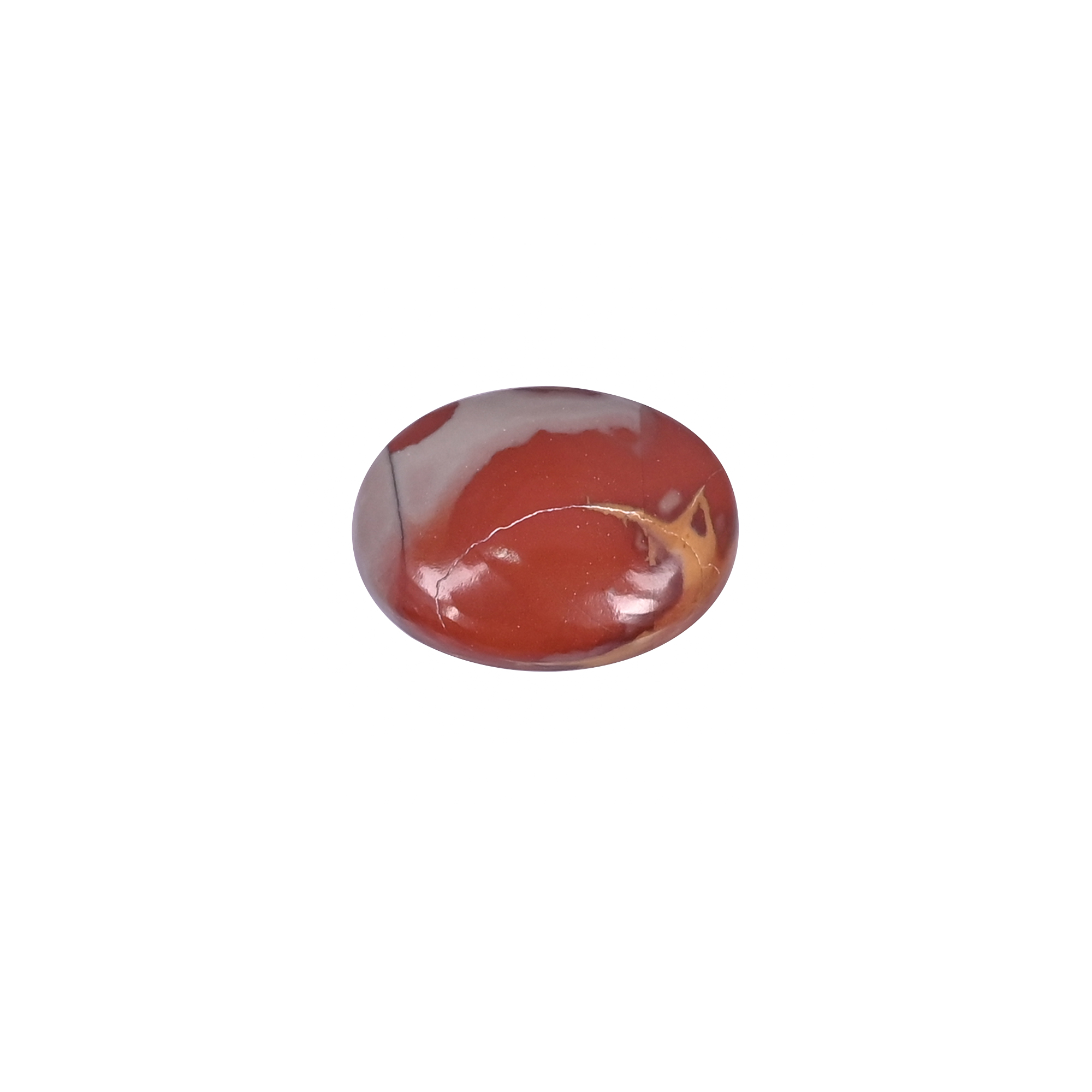 Red Jasper Loose Gemstone Oval Shape 1740 Carat 22x16mm