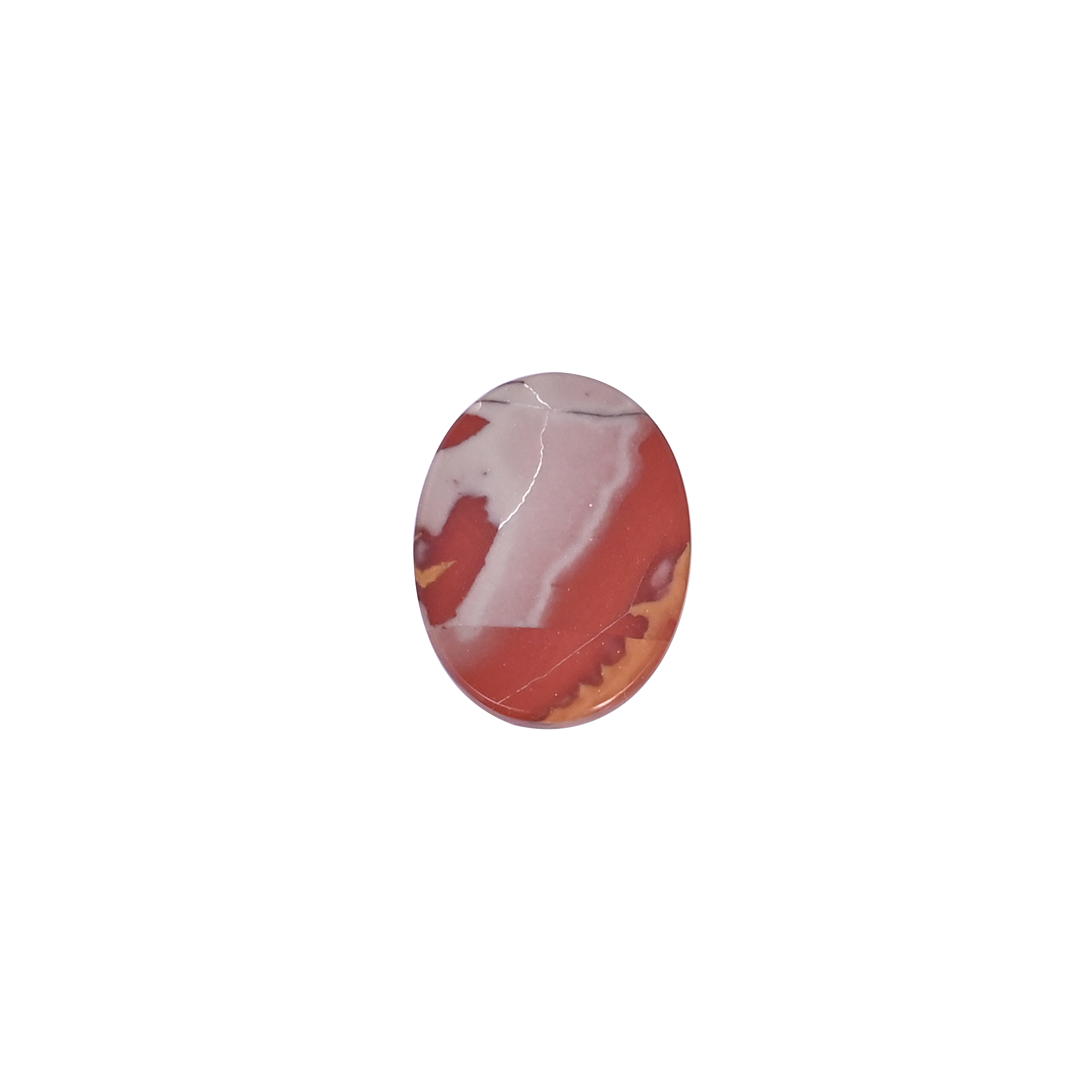 Red Jasper Loose Gemstone Oval Shape 1740 Carat 22x16mm