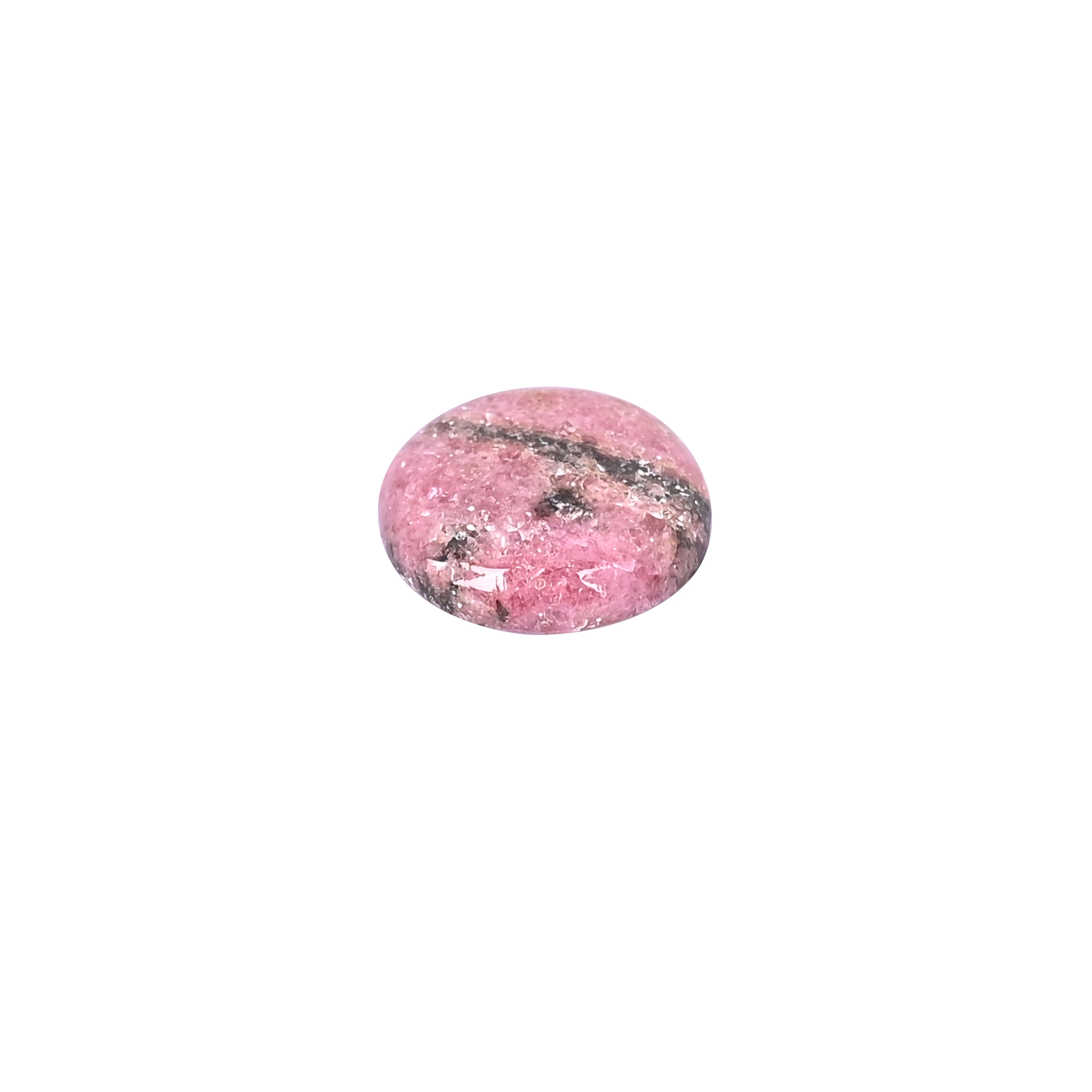 Natural Rhodonite Round Shape 15mm 1060 Carat