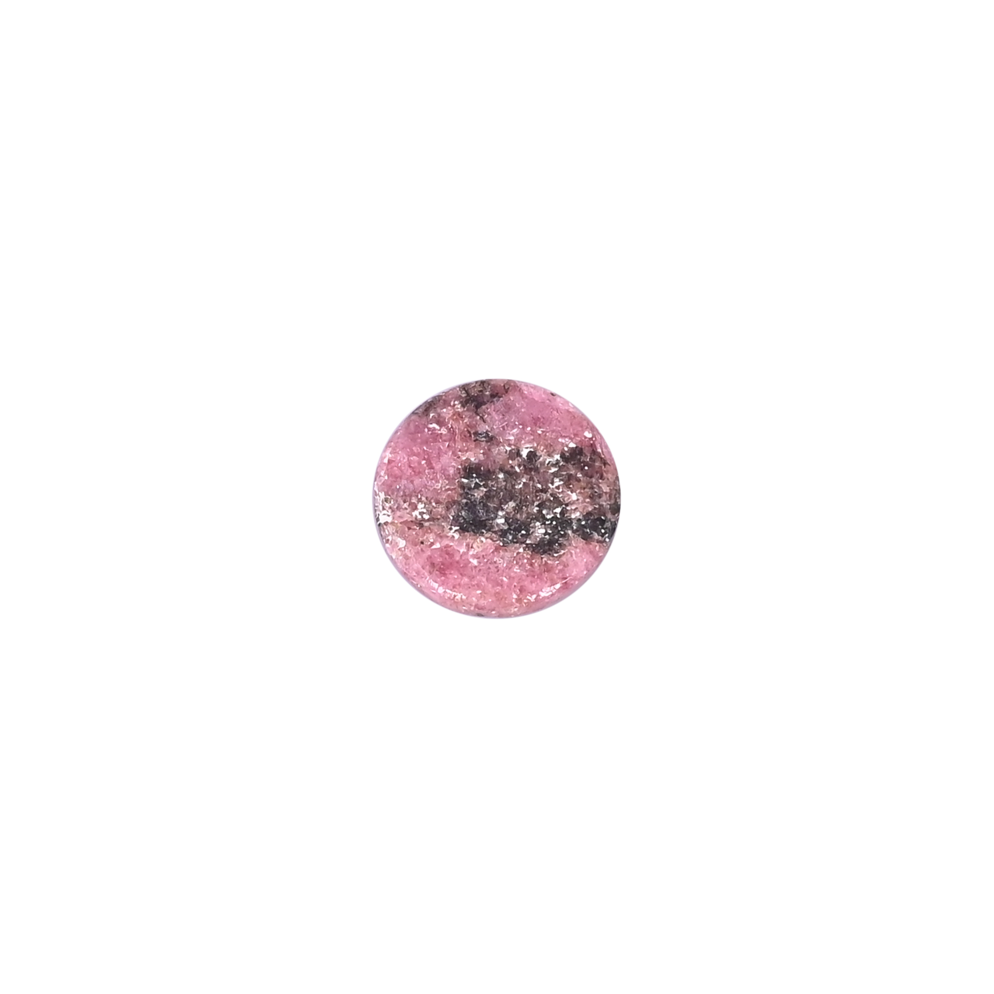 Natural Rhodonite Round Shape 15mm 1060 Carat