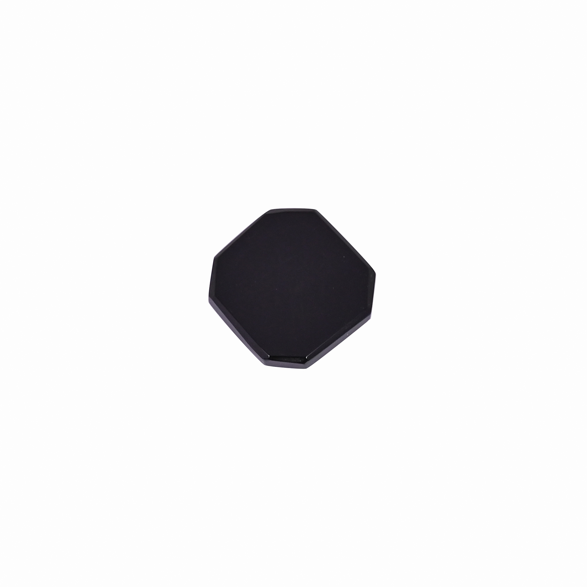 Black Onyx 8 Carat 15x15 Octagon Shape Loose Gemstone