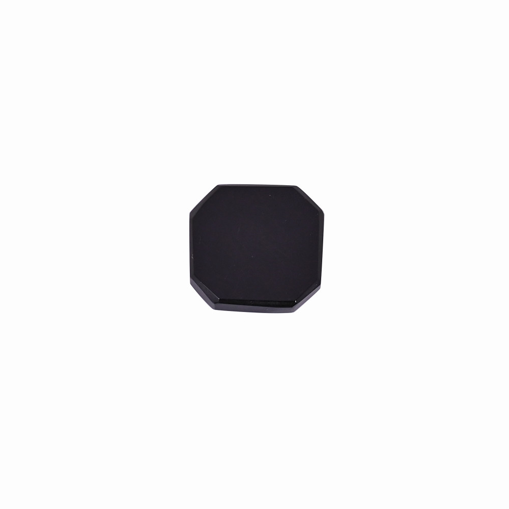 Image of Black Onyx  8 Carat  15x15  Octagon  Shape Loose Gemstone