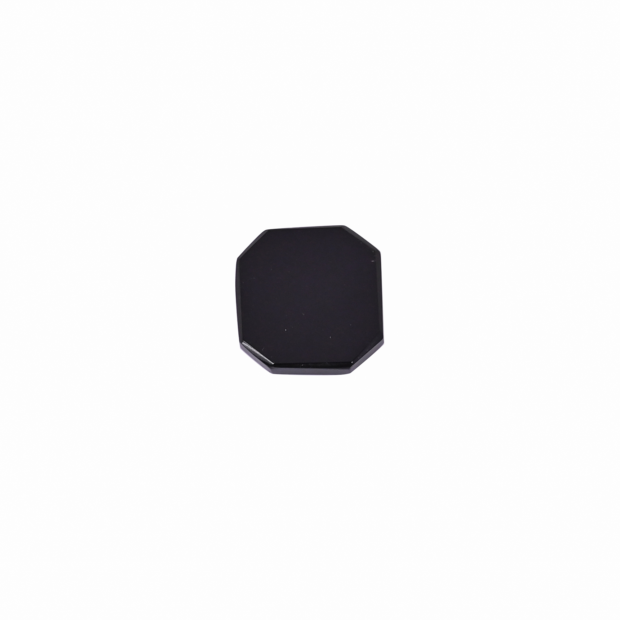 Black Onyx  8 Carat  15x15  Octagon  Shape Loose Gemstone