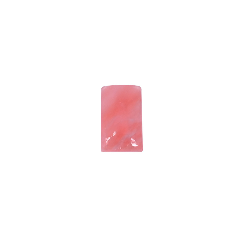 Image of Charry Crackle Glass Gemstone Rectangle Shape 6.8 Carat 17x10mm