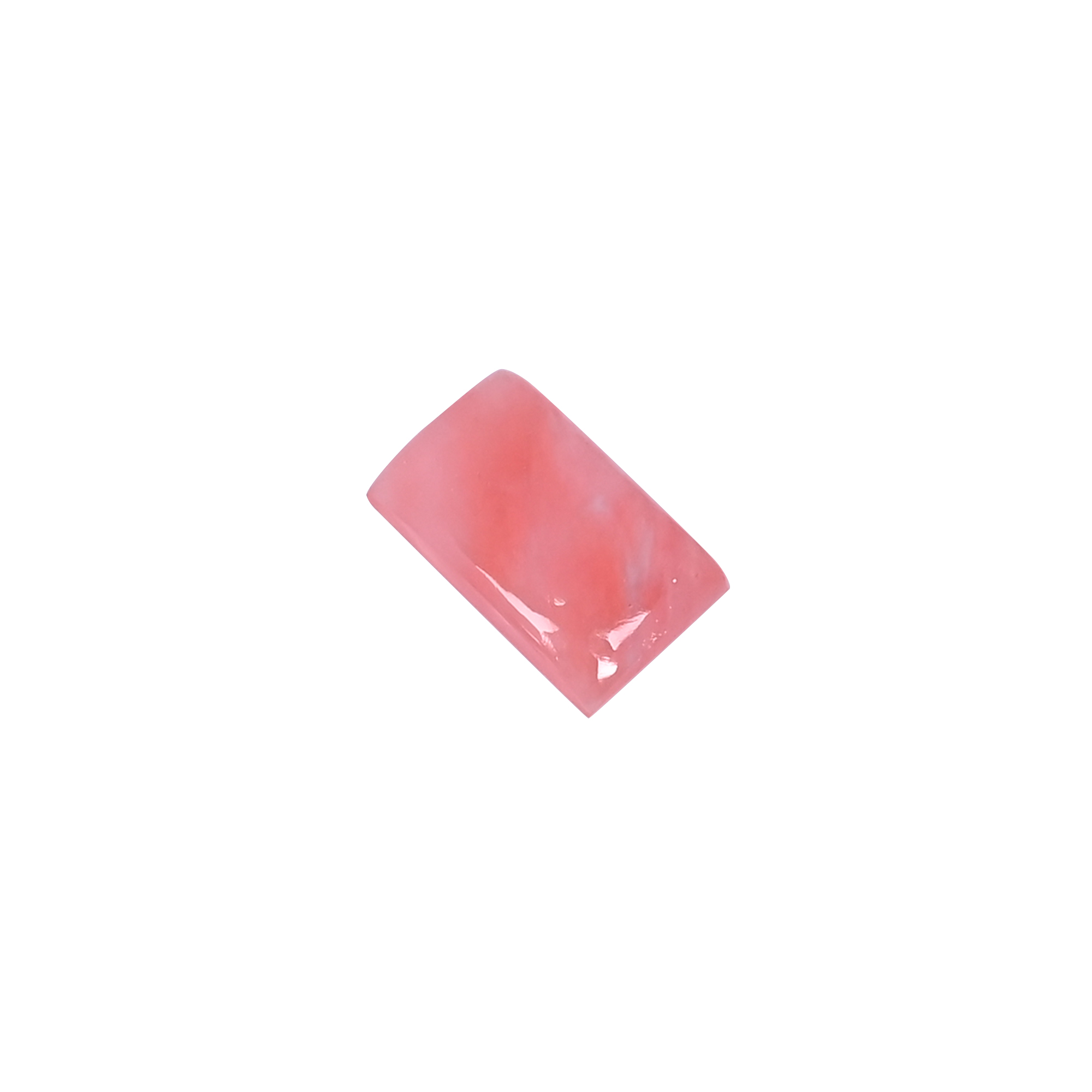 Charry Crackle Glass Gemstone Rectangle Shape 68 Carat 17x10mm