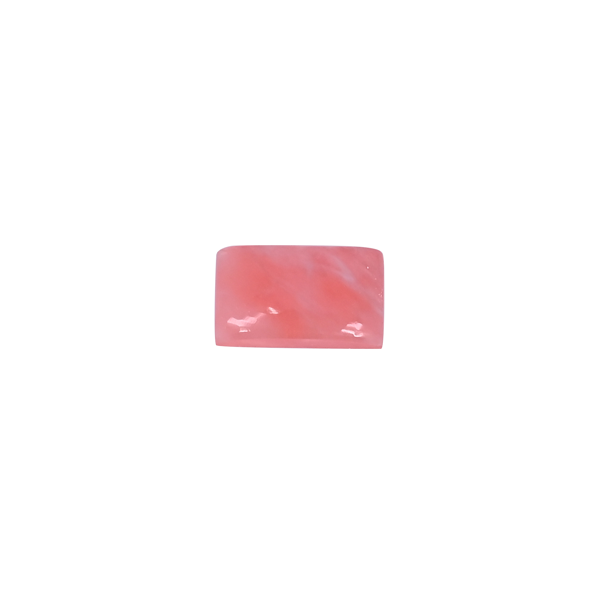 Charry Crackle Glass Gemstone Rectangle Shape 68 Carat 17x10mm