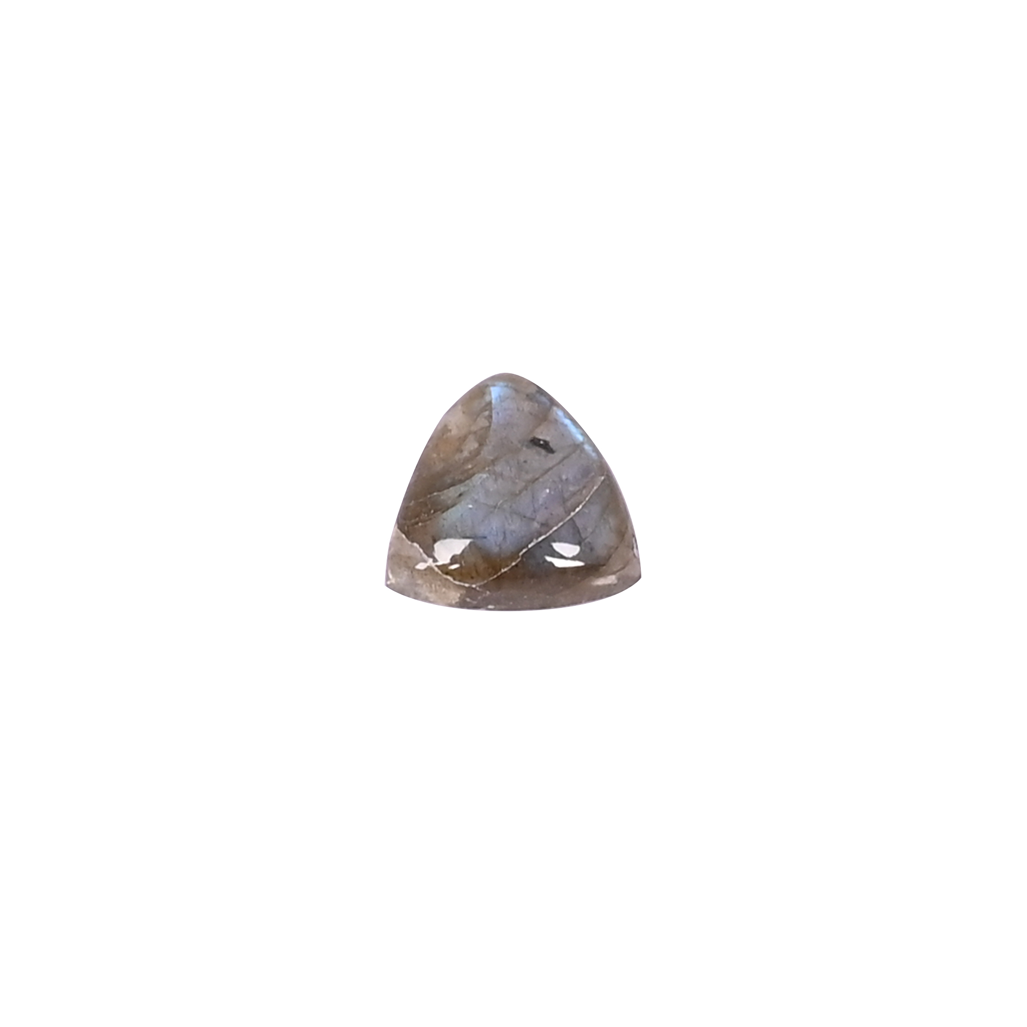 Labradorite Gemstone Trillion Shape 390 Carat 11mm