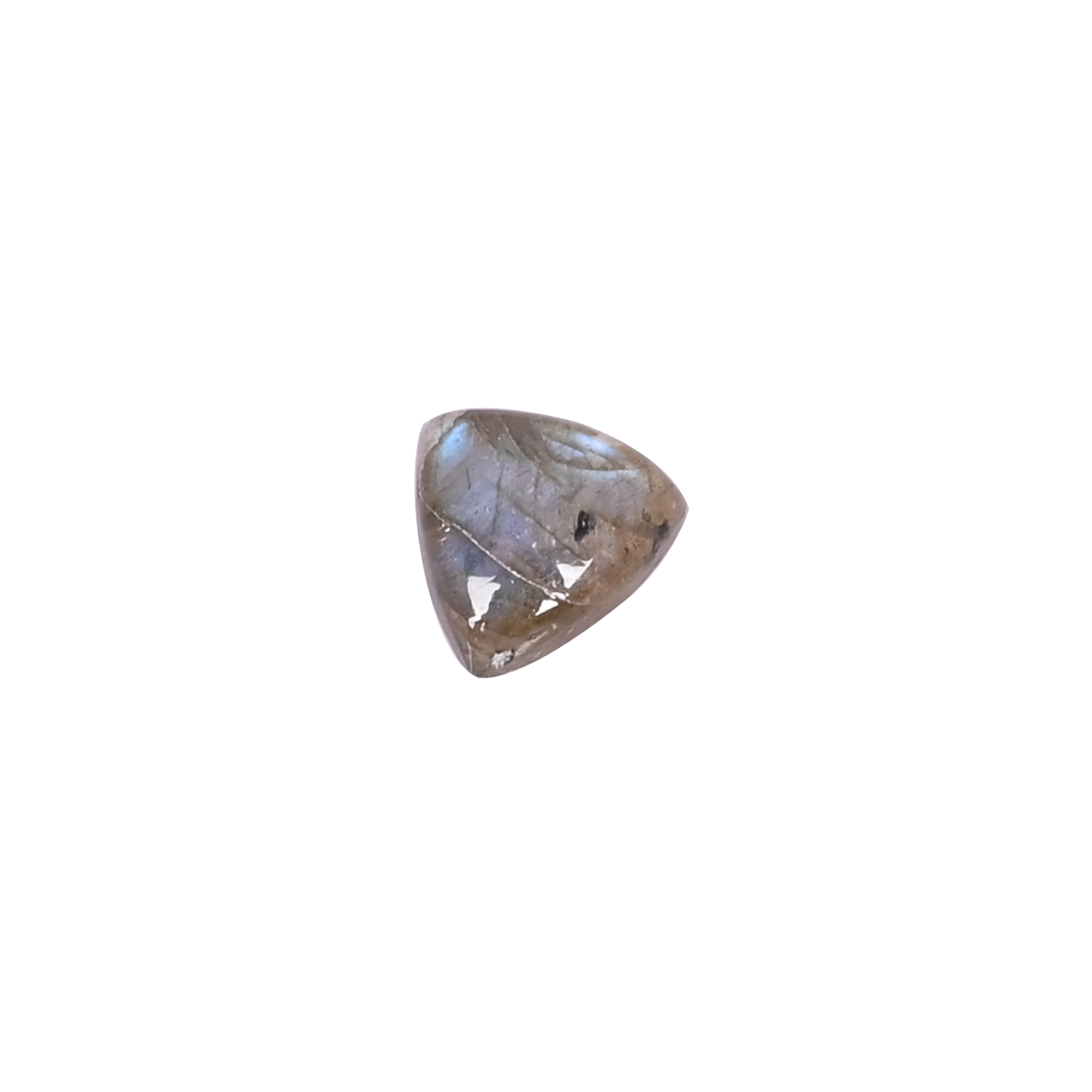 Labradorite Gemstone Trillion Shape 390 Carat 11mm