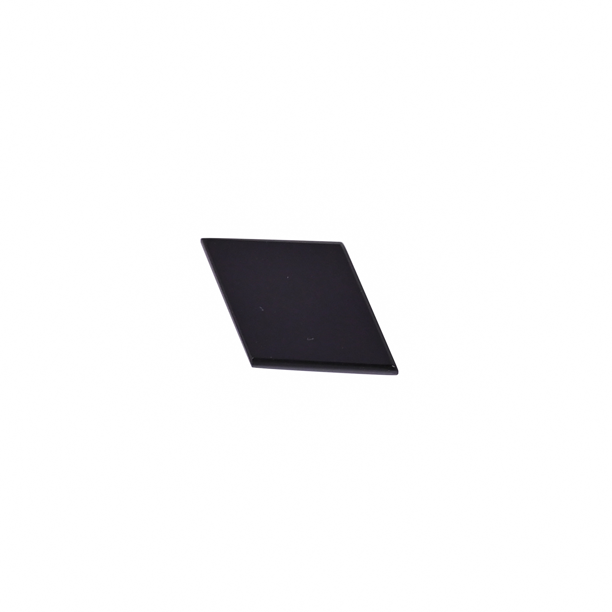 Black Onyx  38 Carat  20x13mm Rhombus Shape Loose Gemstone
