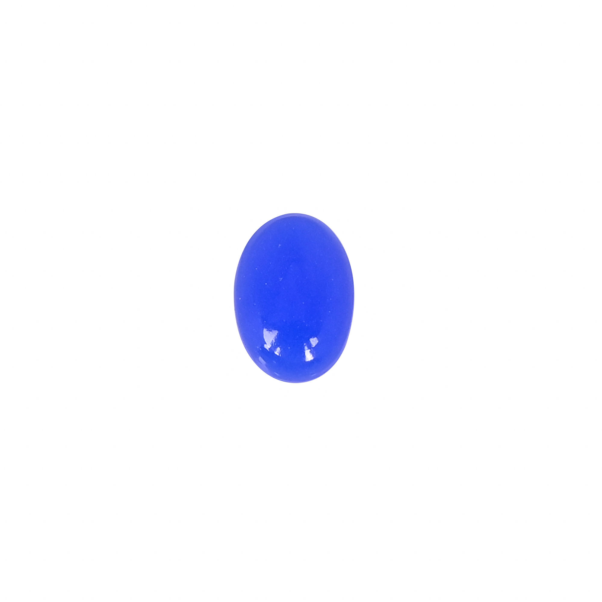 Blue chalcedony Loose Gemstone Oval Shape 37 Carat 9x13mm