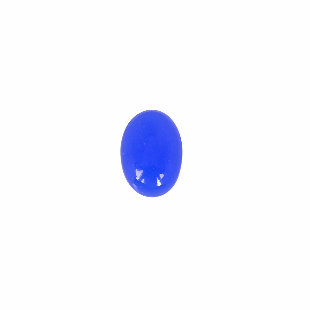 Image of Blue chalcedony Loose Gemstone Oval Shape 3.7 Carat 9x13mm