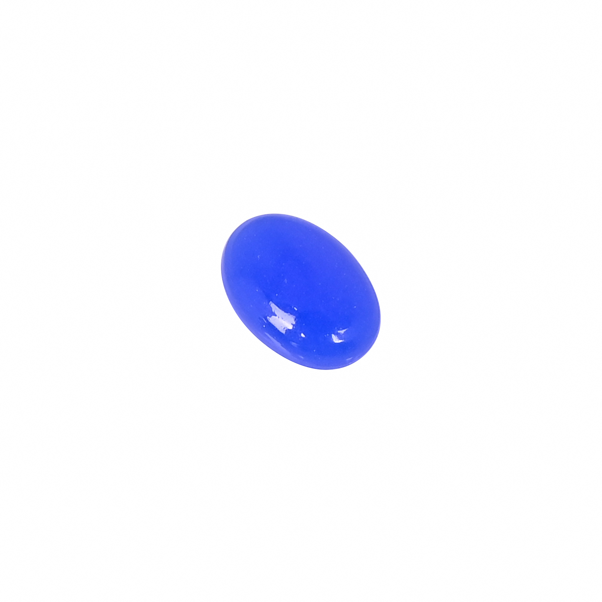 Blue chalcedony Loose Gemstone Oval Shape 37 Carat 9x13mm