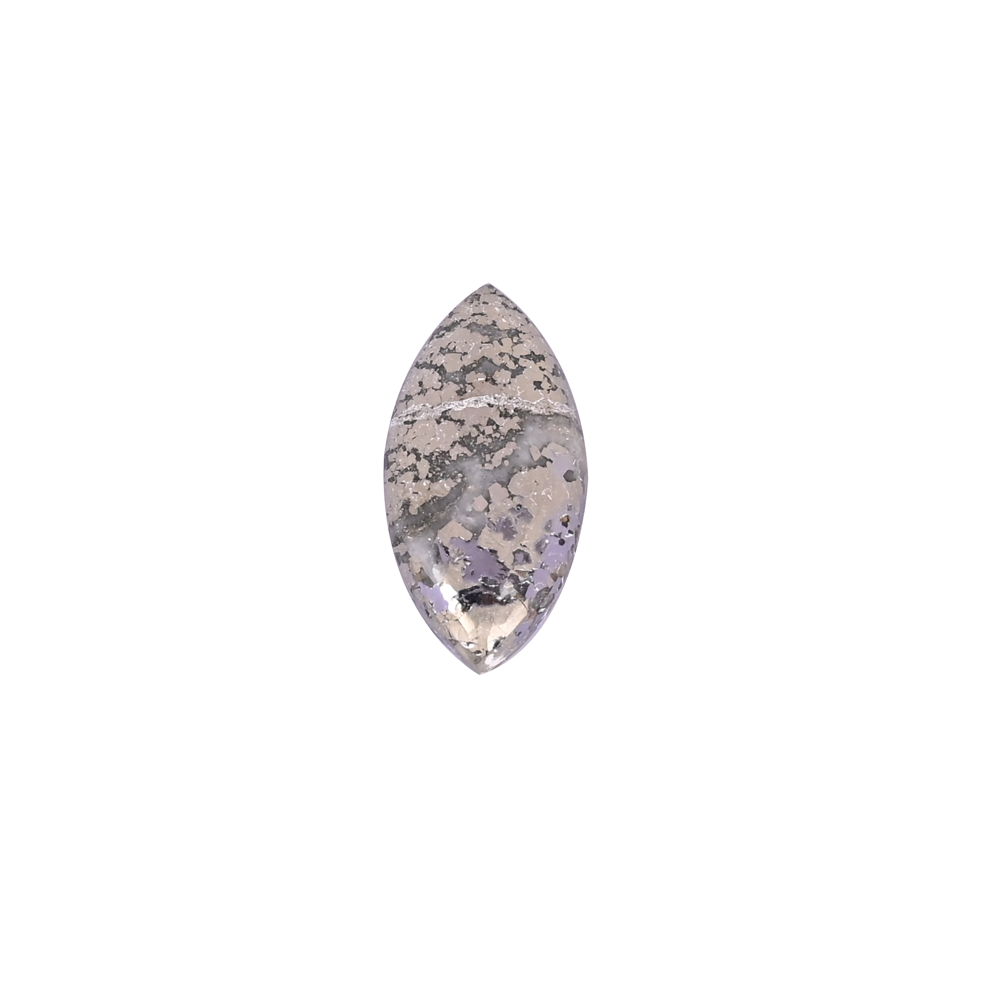 Natural Pyrite Marcasite Marquise Shape 15x30mm 287 Carat