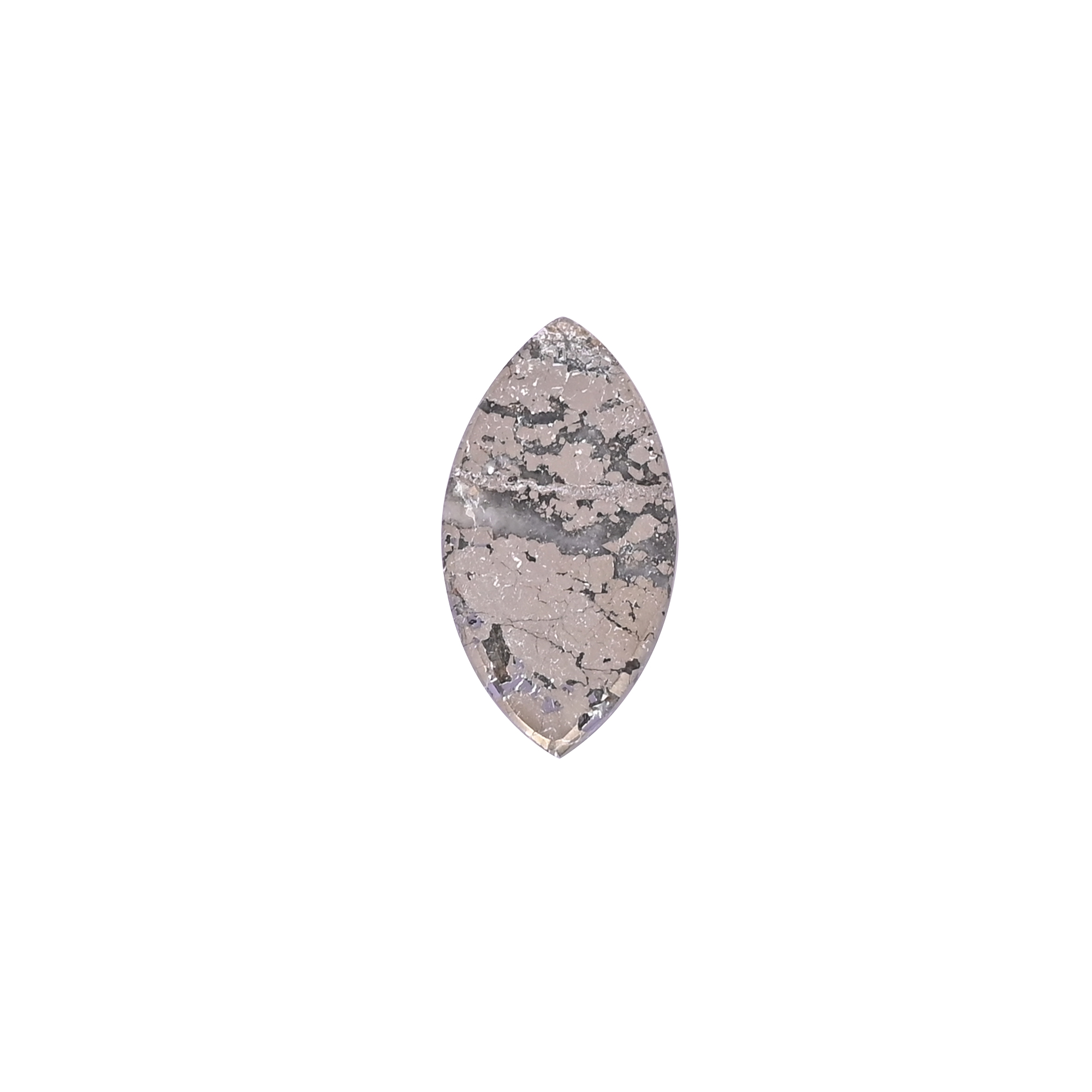 Natural Pyrite Marcasite Marquise Shape 15x30mm 287 Carat