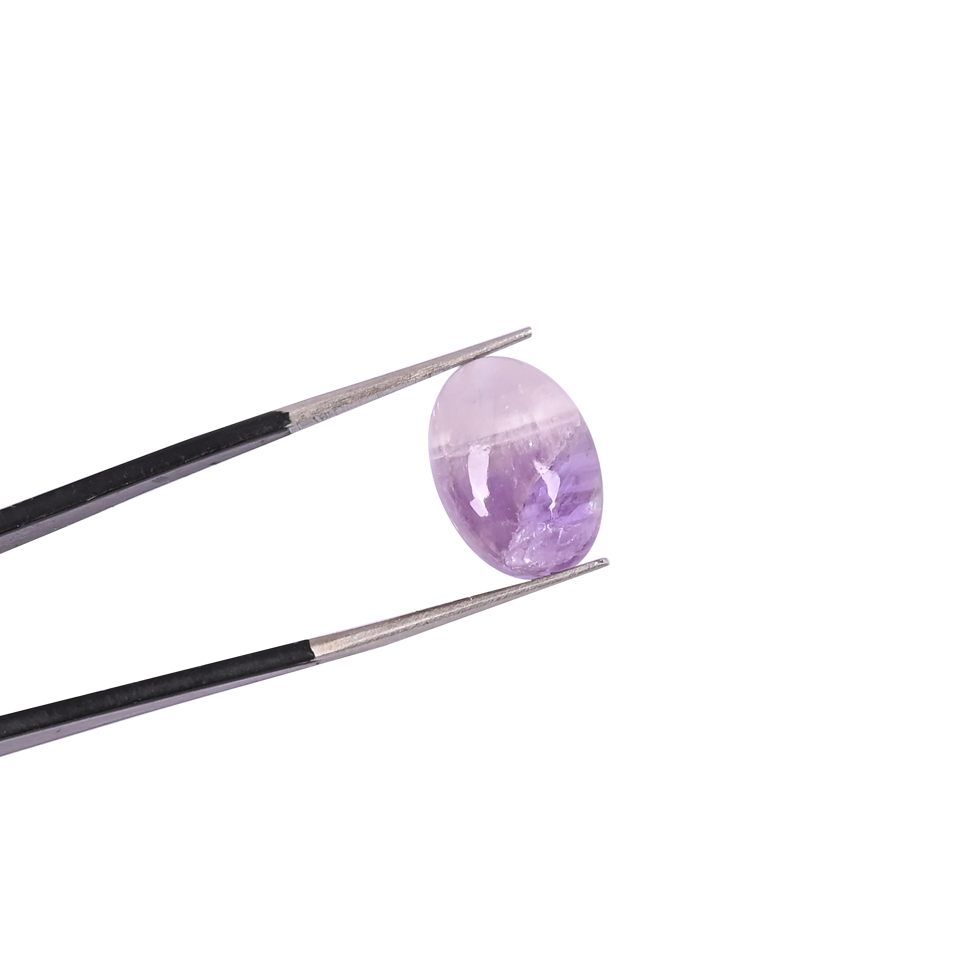 Bio Amethyst  58 Carat  14x10mm Oval Shape Loose Gemstone