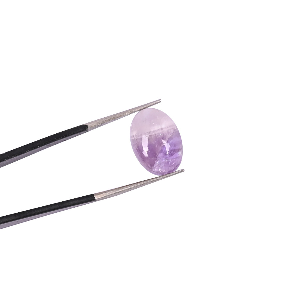 Image of Bio Amethyst  5.8 Carat  14x10mm Oval Shape Loose Gemstone