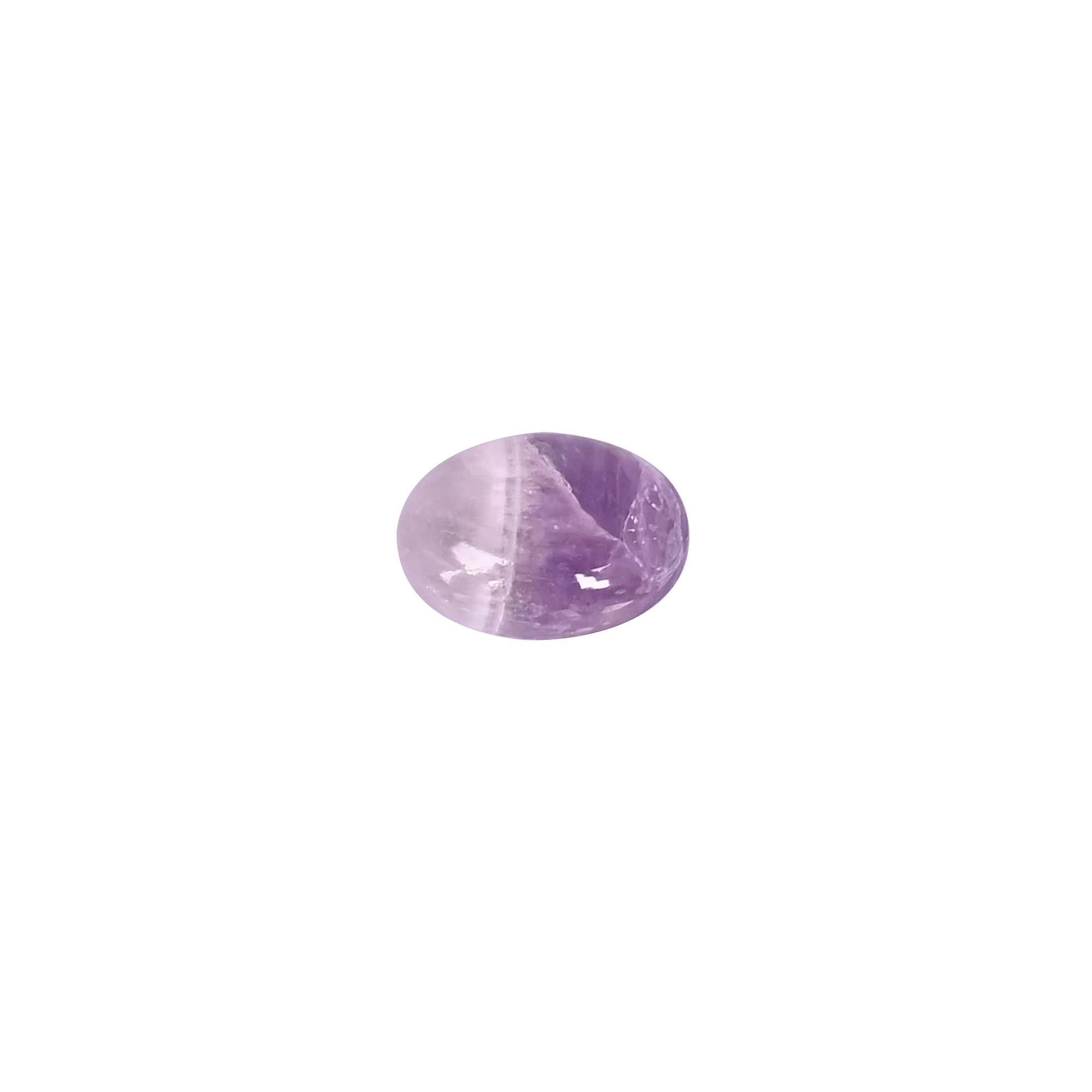Bio Amethyst  58 Carat  14x10mm Oval Shape Loose Gemstone
