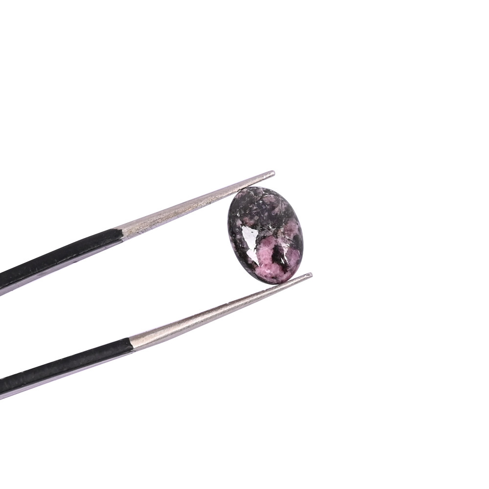 Image of Natural Rhodonite Oval Shape 10x7mm 2 Carat