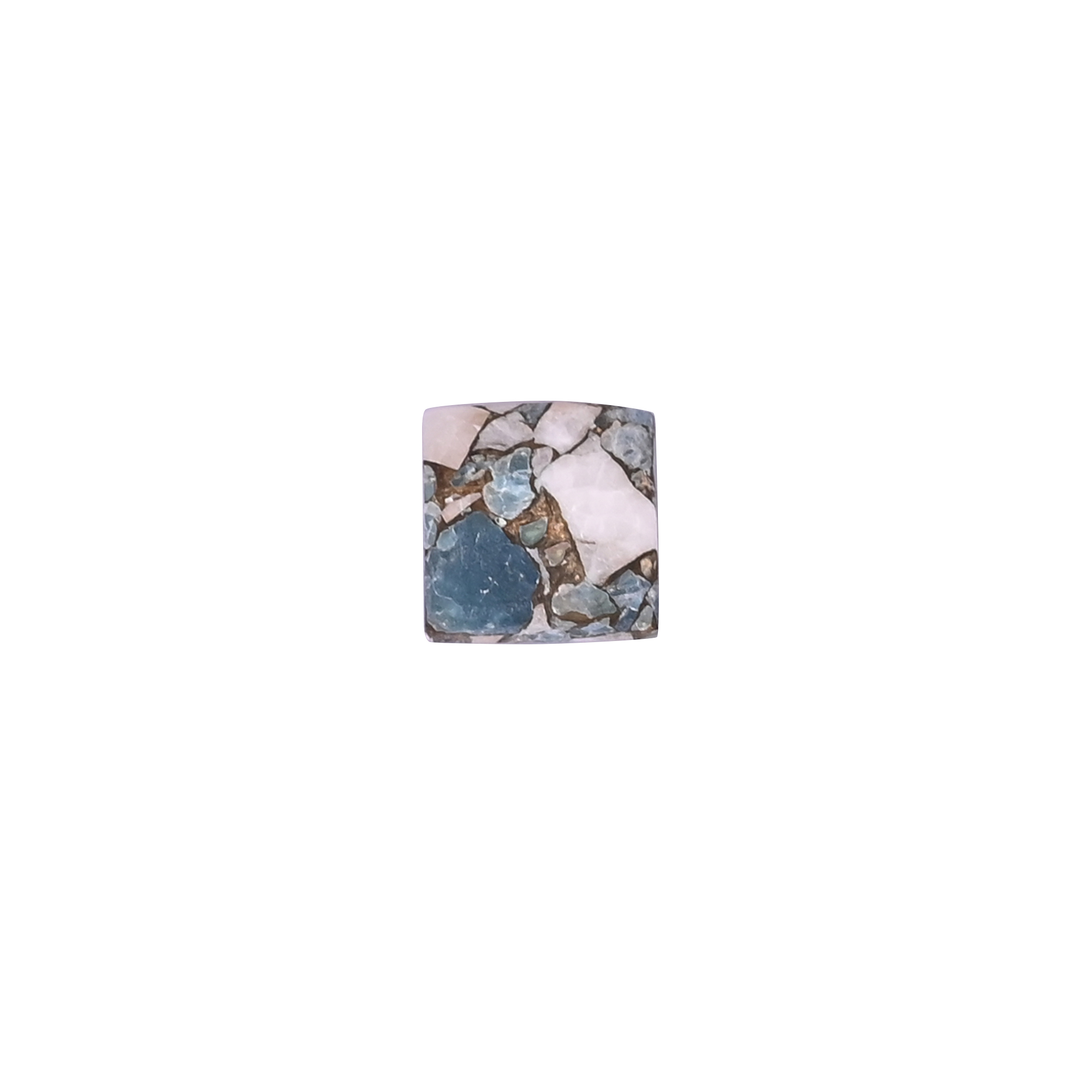 Apatite Calcite Mojave 63 Carat 11mm Square Shape Loose Gemstone