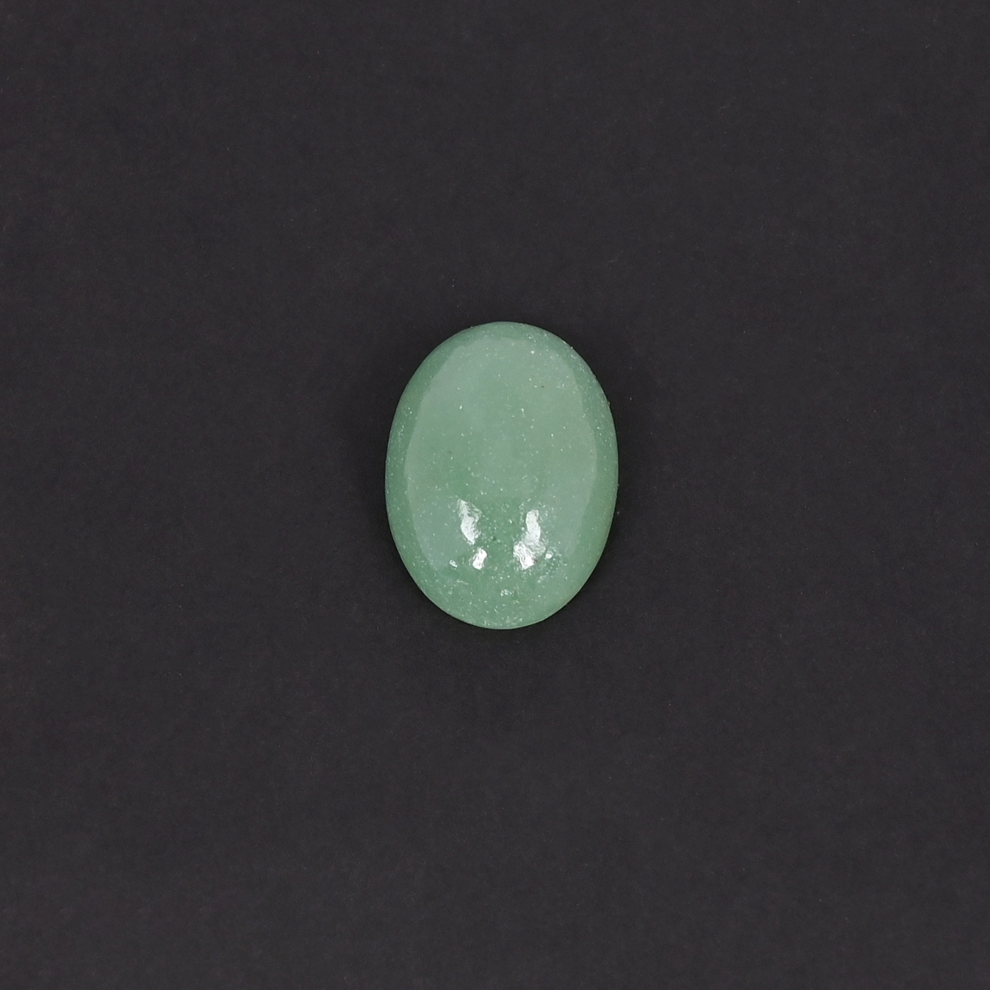 Green Aventurine Gemstone Oval Shape 176 Carat 20x14mm