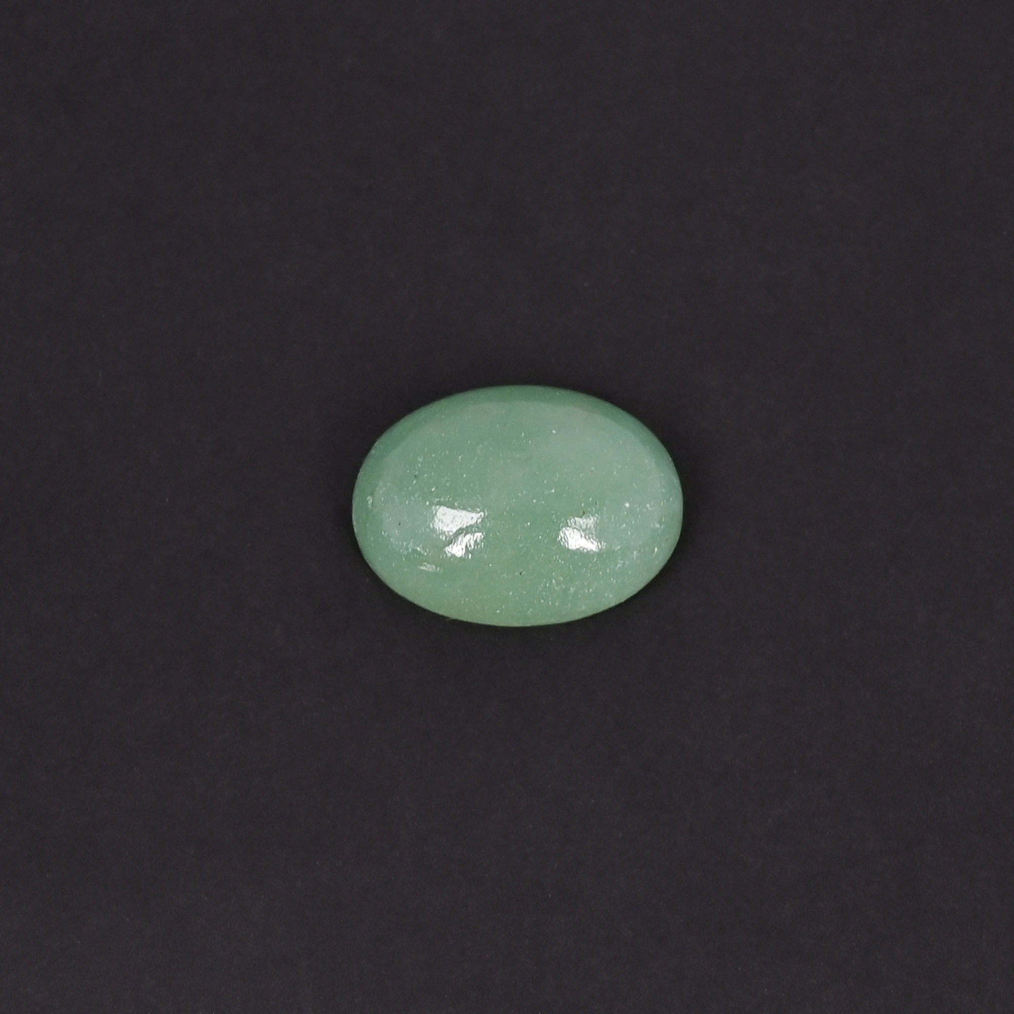 Green Aventurine Gemstone Oval Shape 176 Carat 20x14mm