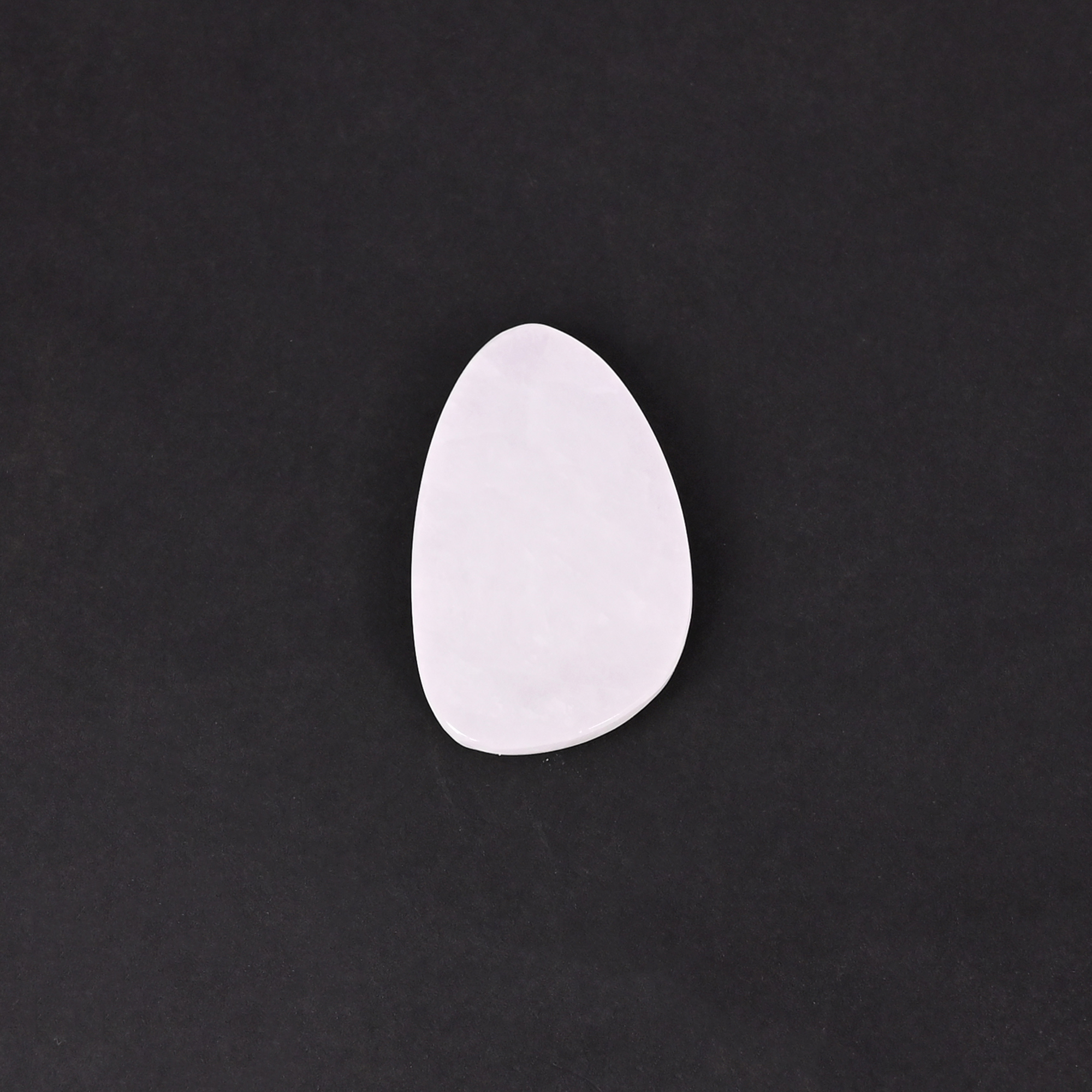 White Agate Gemstone Fancy Shape 217 Carat 28x17mm
