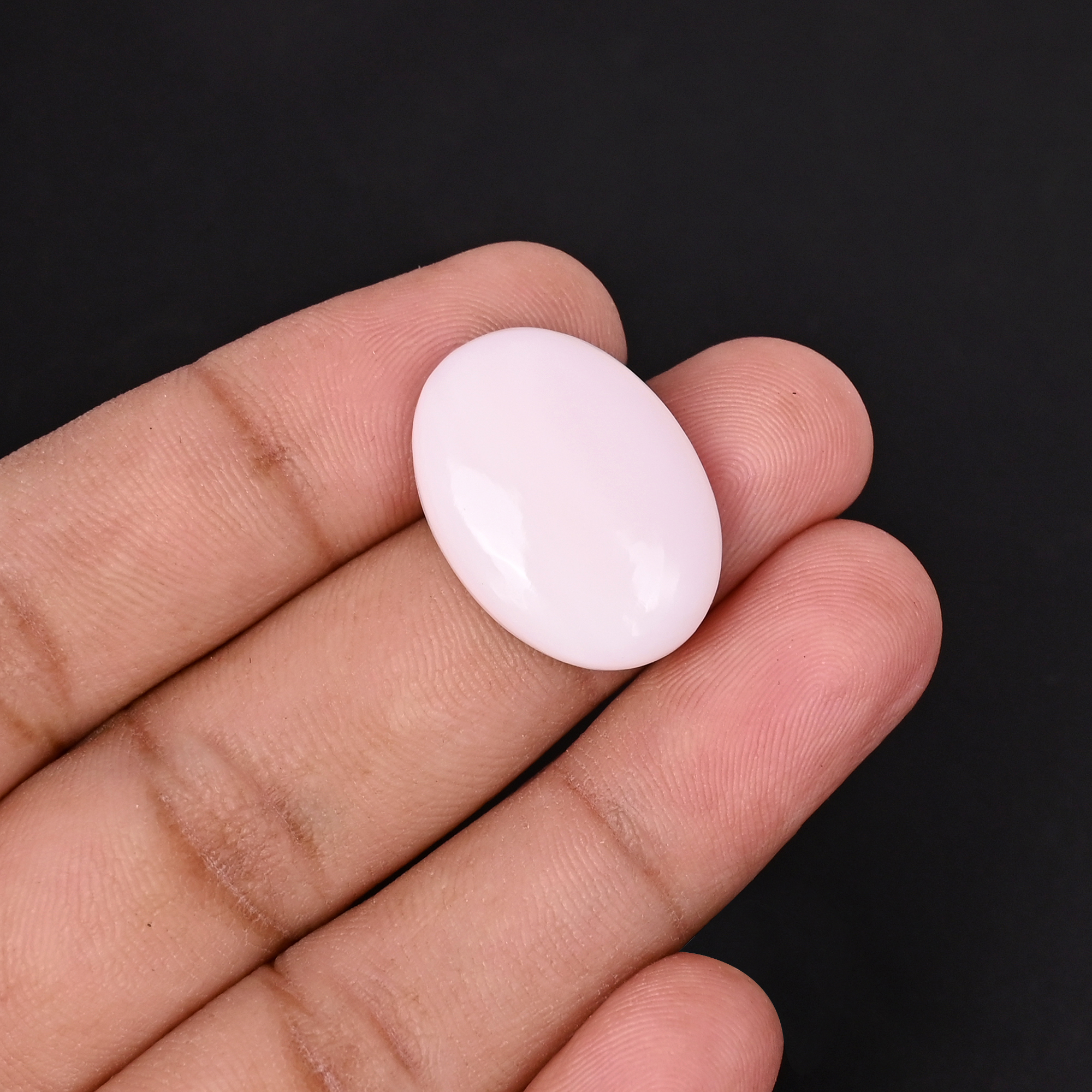 Natural Pink Lace Agate  133Carat 23x17mm Oval Shape Loose Gemstone